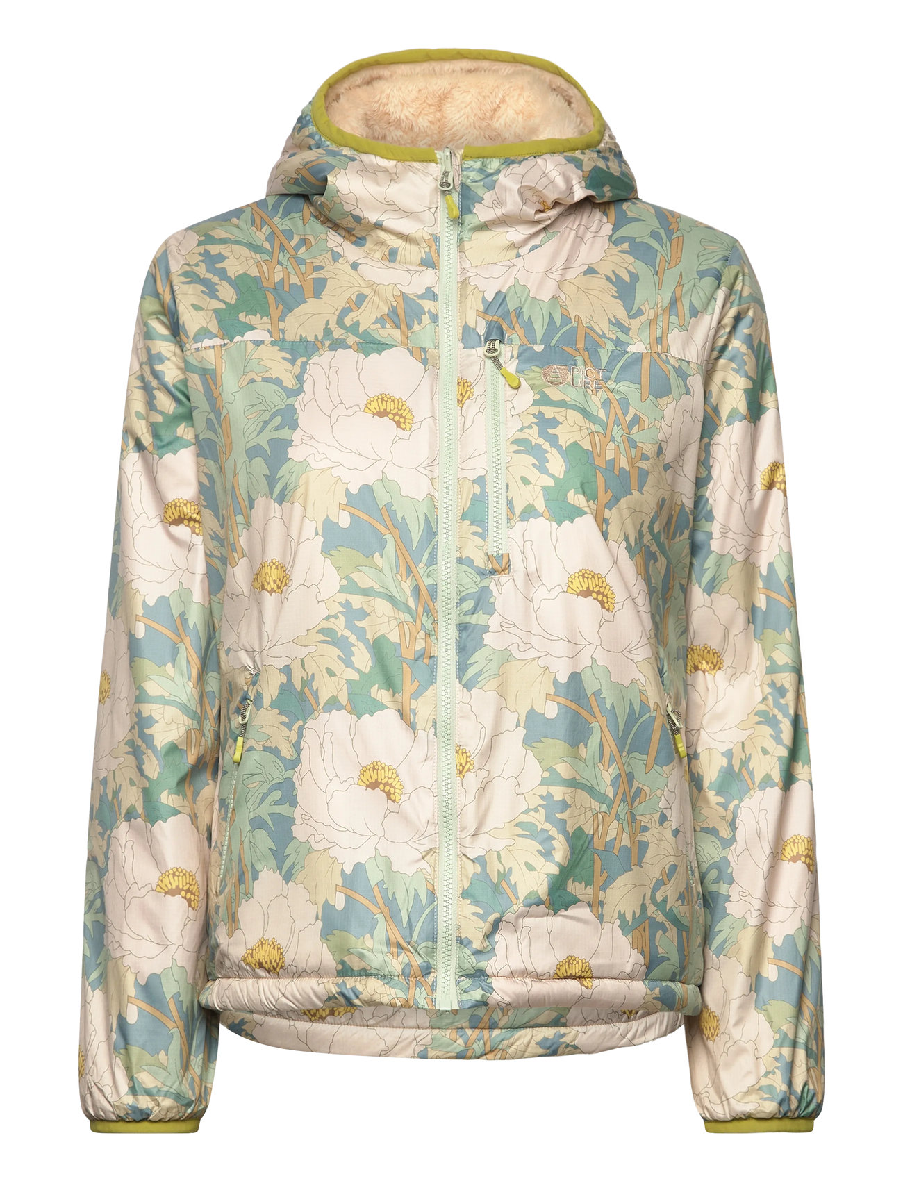 PICTURE ORGANIC CLOTHING Posy Printed Jkt, S, Cream, Sport Jackets > Sport Outdoor Jackets, Dame