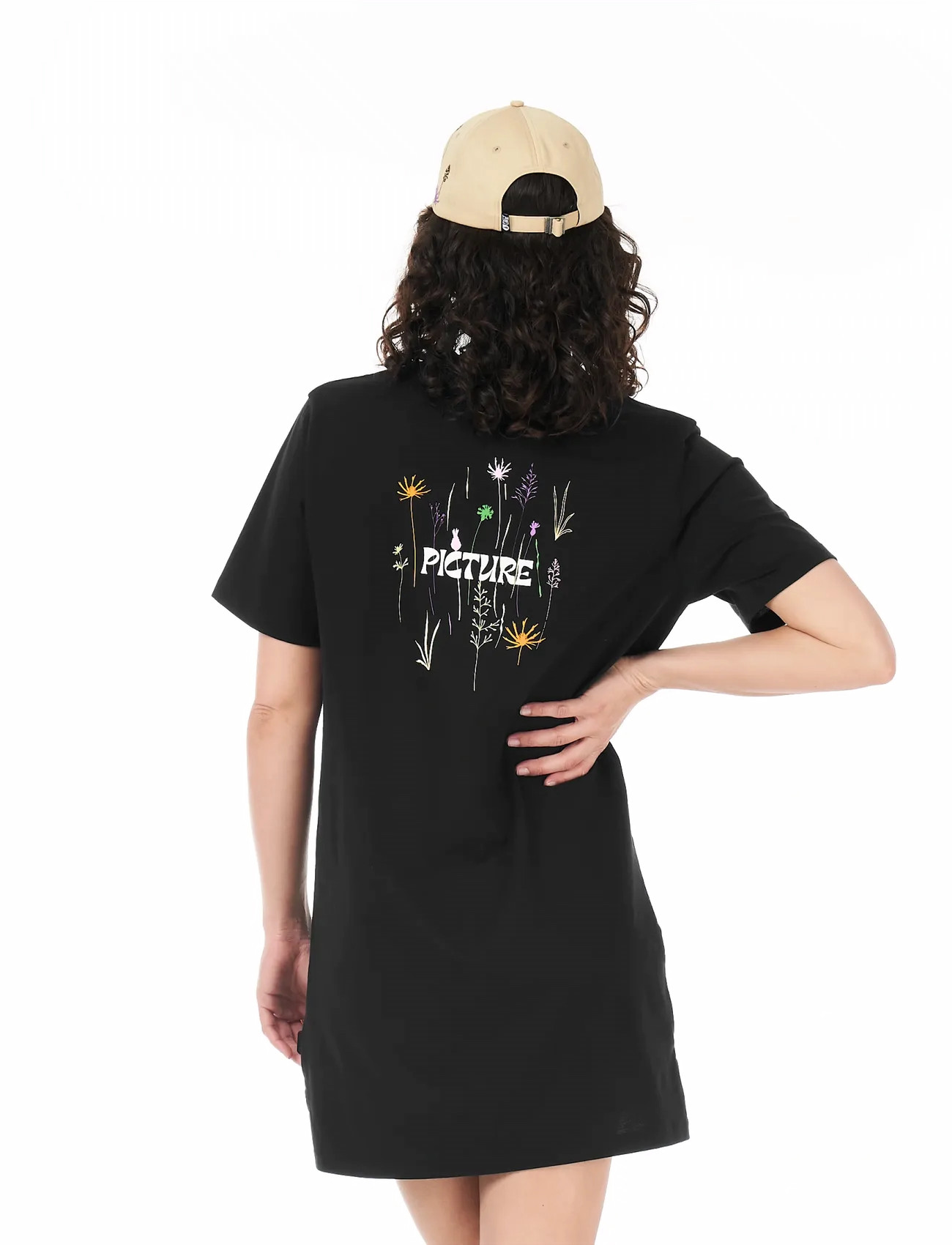 PICTURE ORGANIC CLOTHING Minda Dress, L, Black, Sports Overdele & T-shirts > Sport T-shirts, Dame
