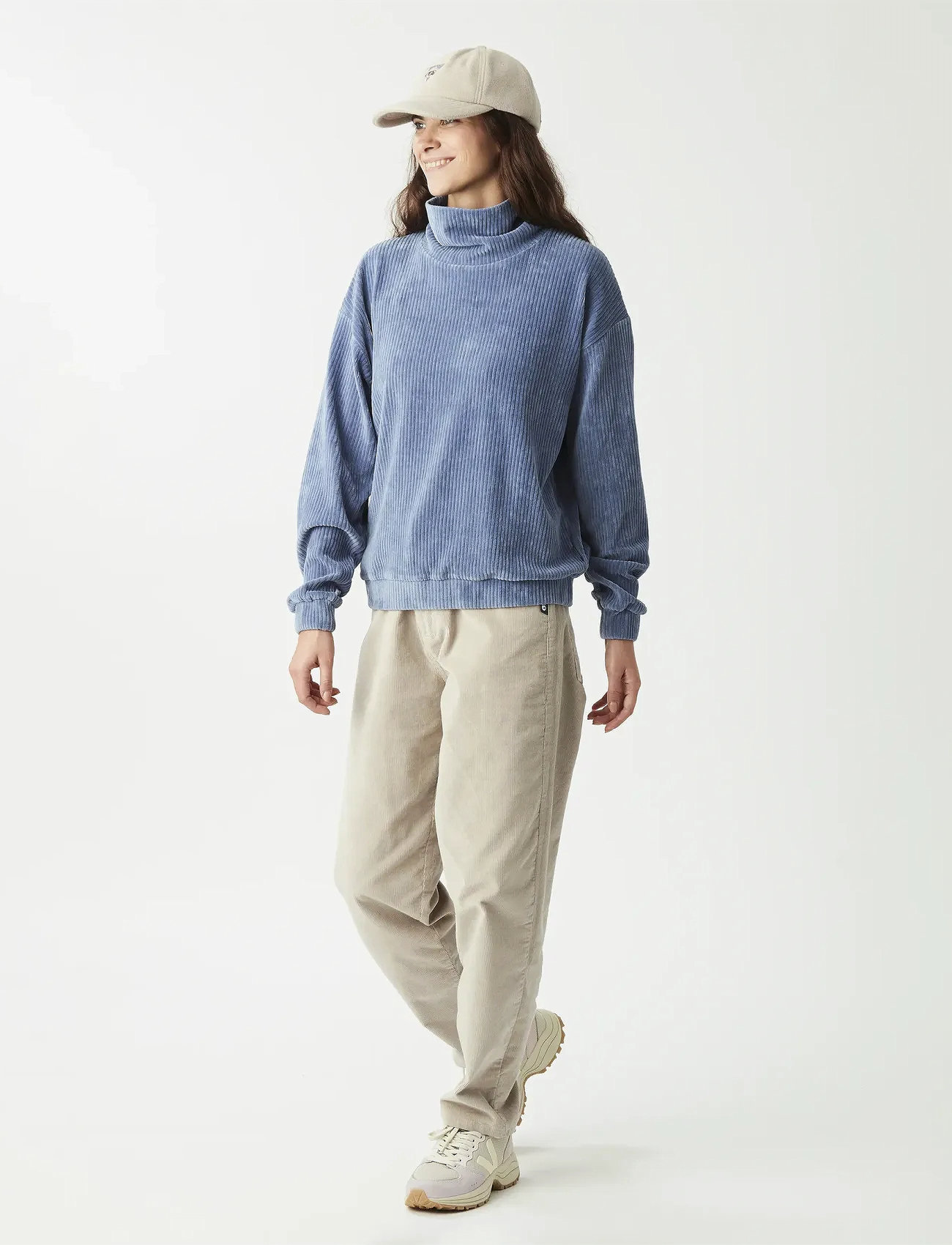 PICTURE ORGANIC CLOTHING Laikko Crew, M, Blue, Sport Sweatshirts & Hoodies > Sport Sweatshirts, Dame