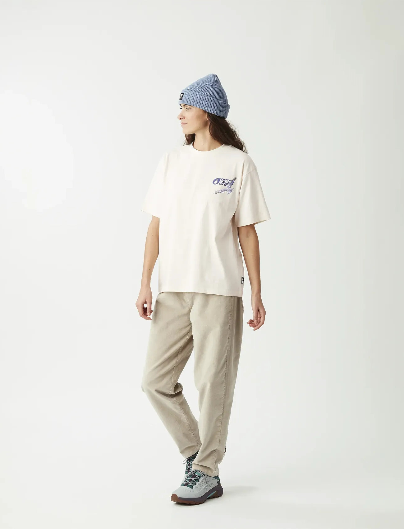 PICTURE ORGANIC CLOTHING Manon Diemer Tee, XL, White, T-Shirts & Toppe > Kortærmede, Dame