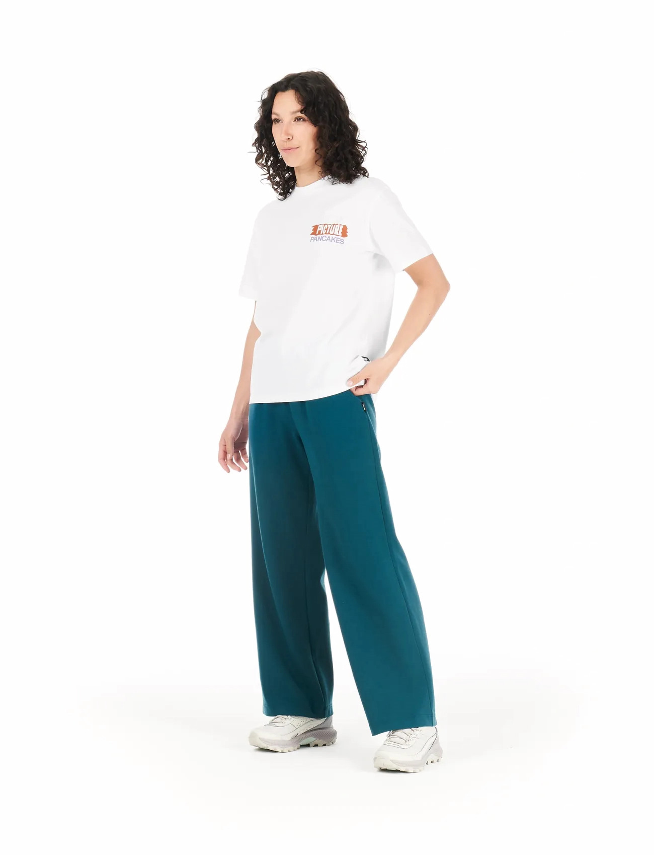 PICTURE ORGANIC CLOTHING Castura Tee, L, White, Sports Overdele & T-shirts > Sport T-shirts, Dame
