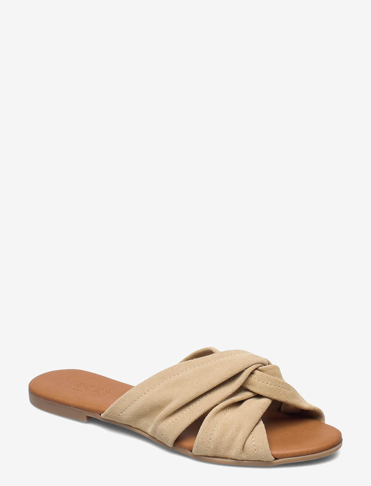 suede sandals flat