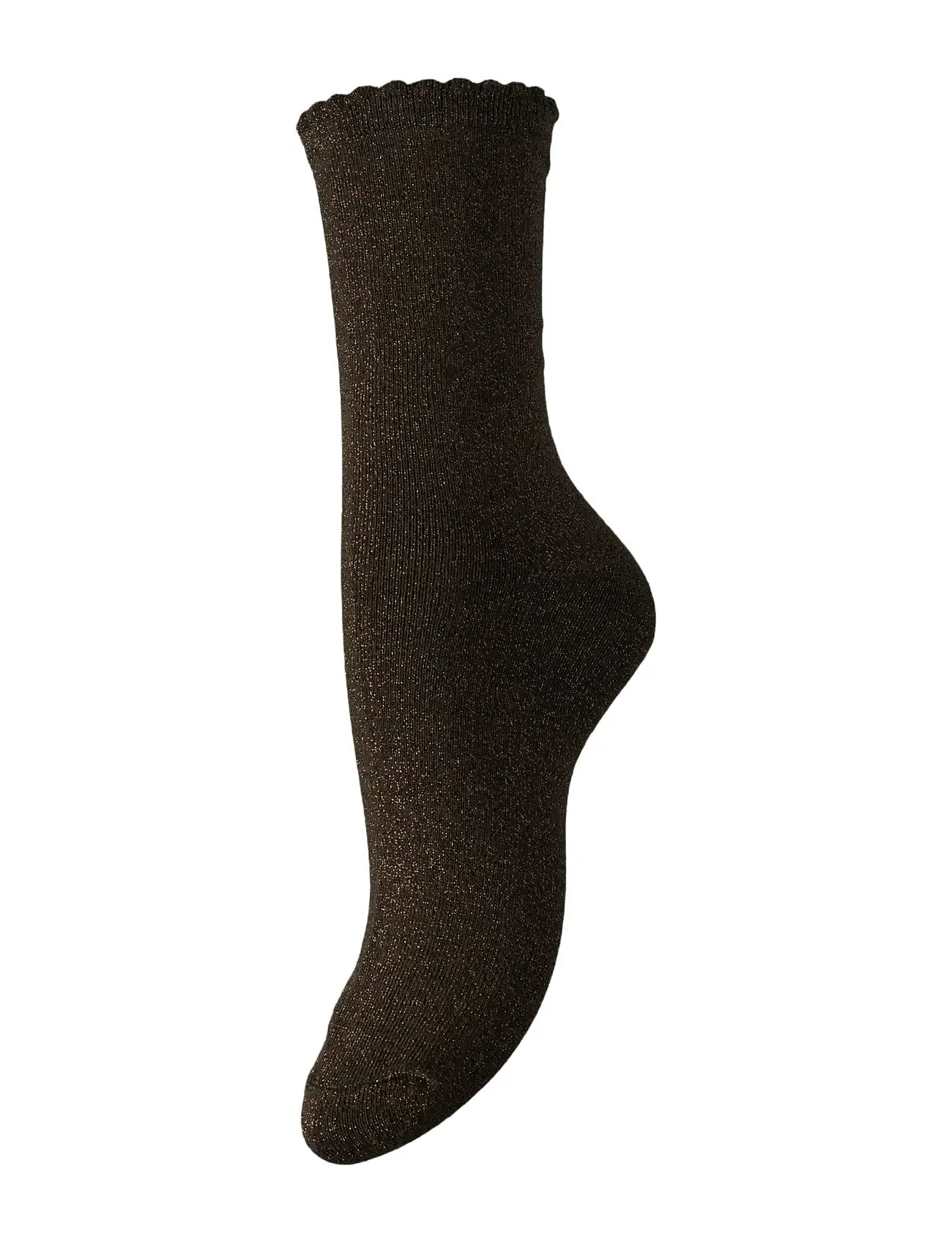 PIECES Pcsebby Glitter Long 1 Pack Socken Noos Braun - One Size - Damen