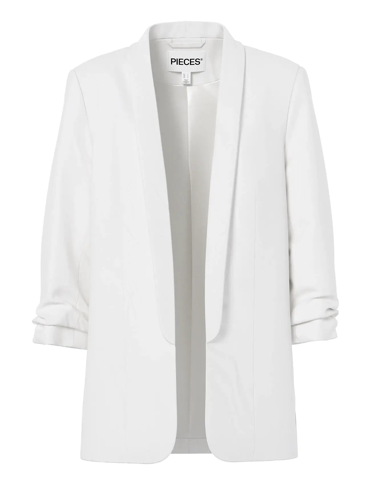 PIECES Pcbosella 3/4 Blazer Noos Bc Weiß - M - Damen