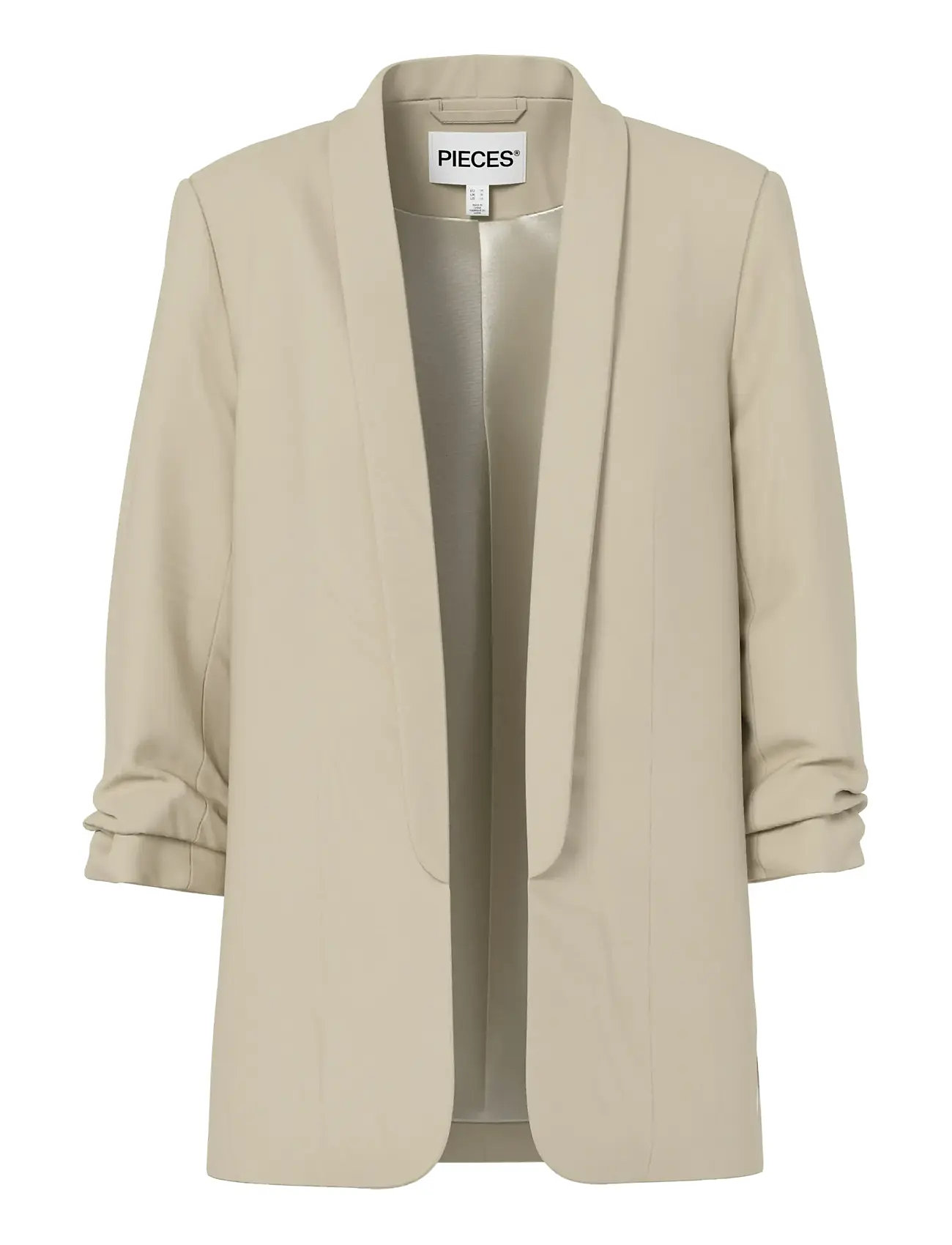 PIECES Pcbosella 3/4 Blazer Noos Bc Beige - XXL - Damen