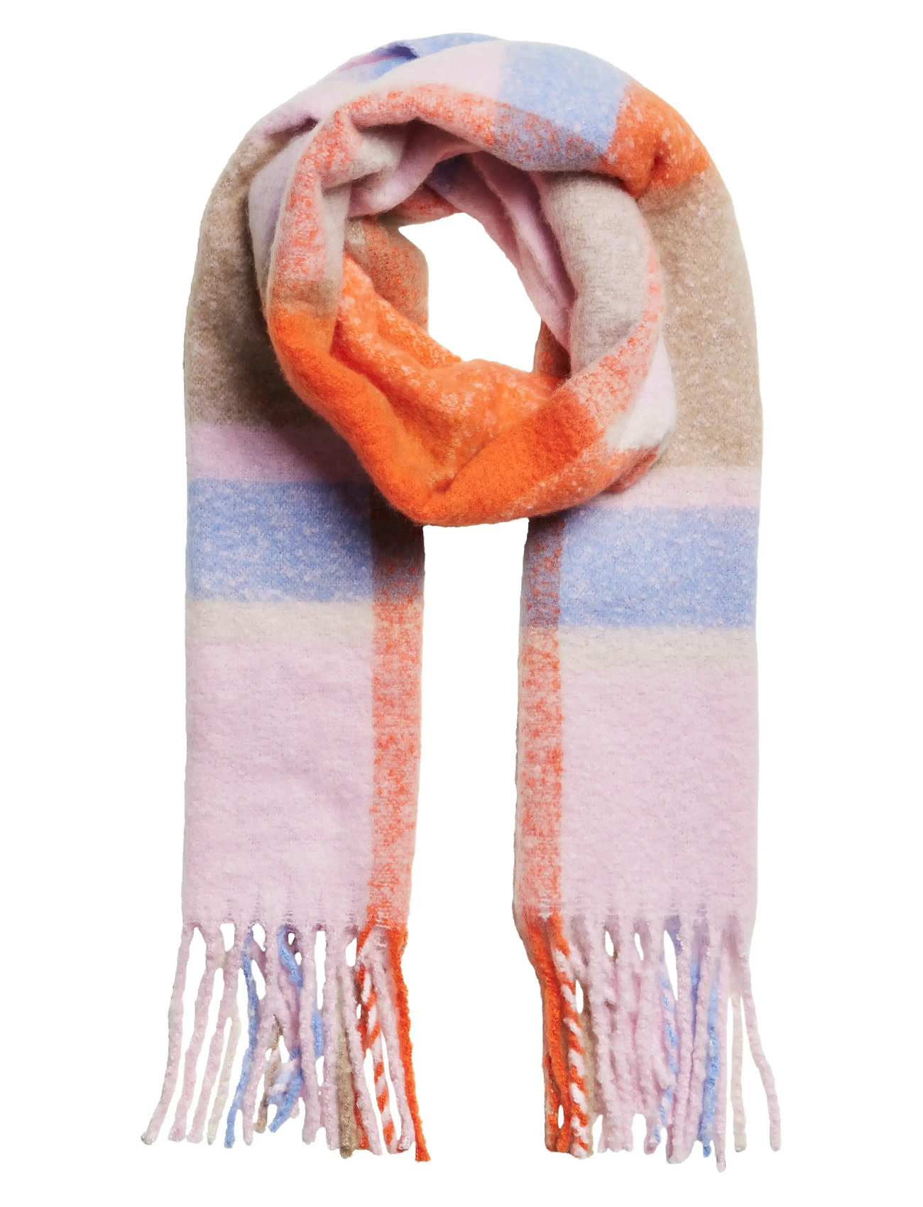 Pcbea Long Scarf Noos Bc Pink Pieces 49372