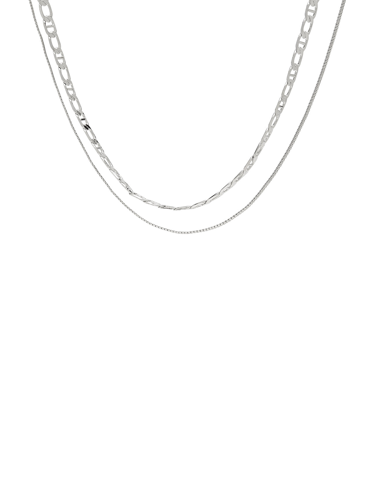 Pcnolla Combi Necklace D2d Accessories Jewellery Necklaces Chain Necklaces Hopea Pieces