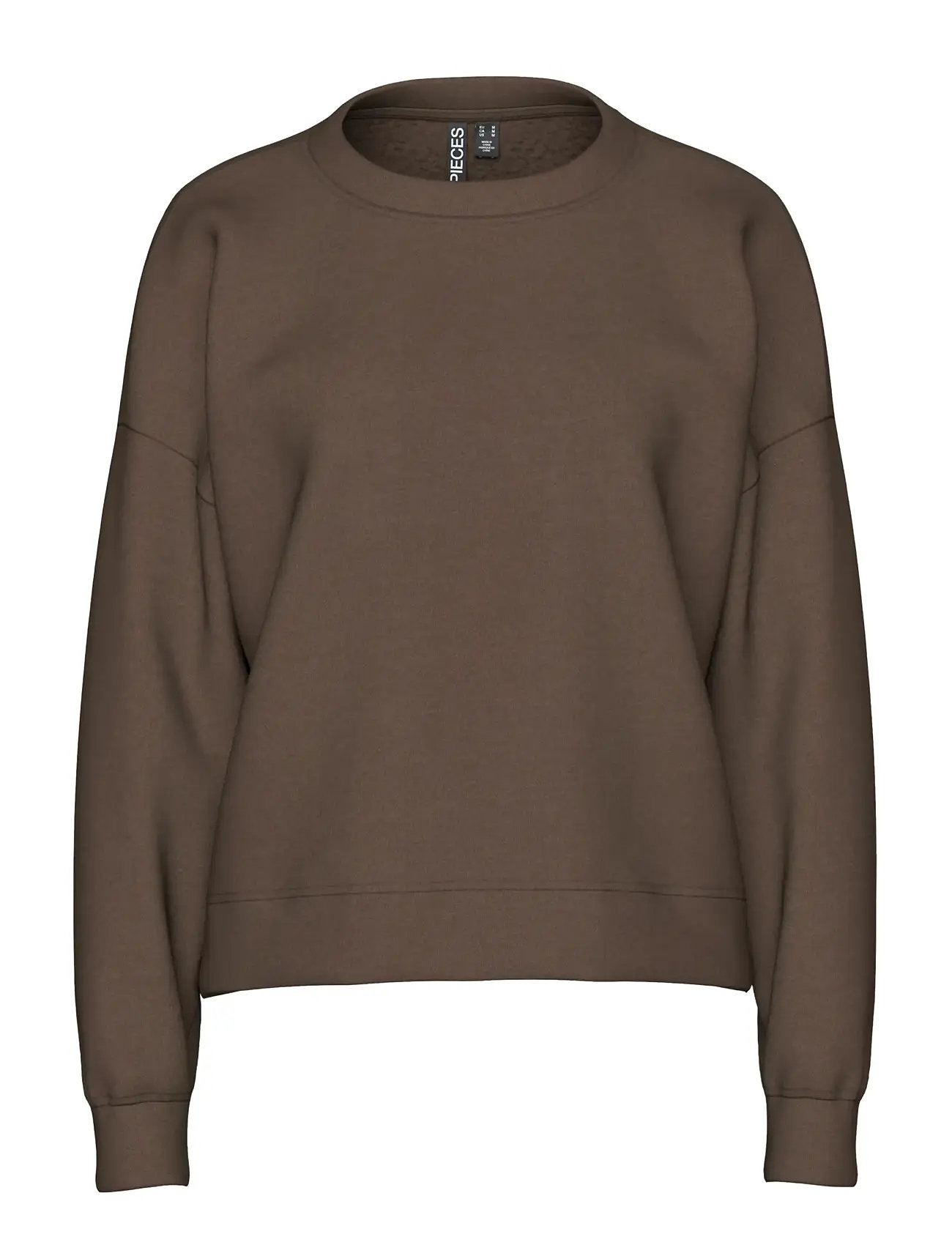 PIECES Pcchilli Ls Sweat Noos Bc Braun - XL - Damen