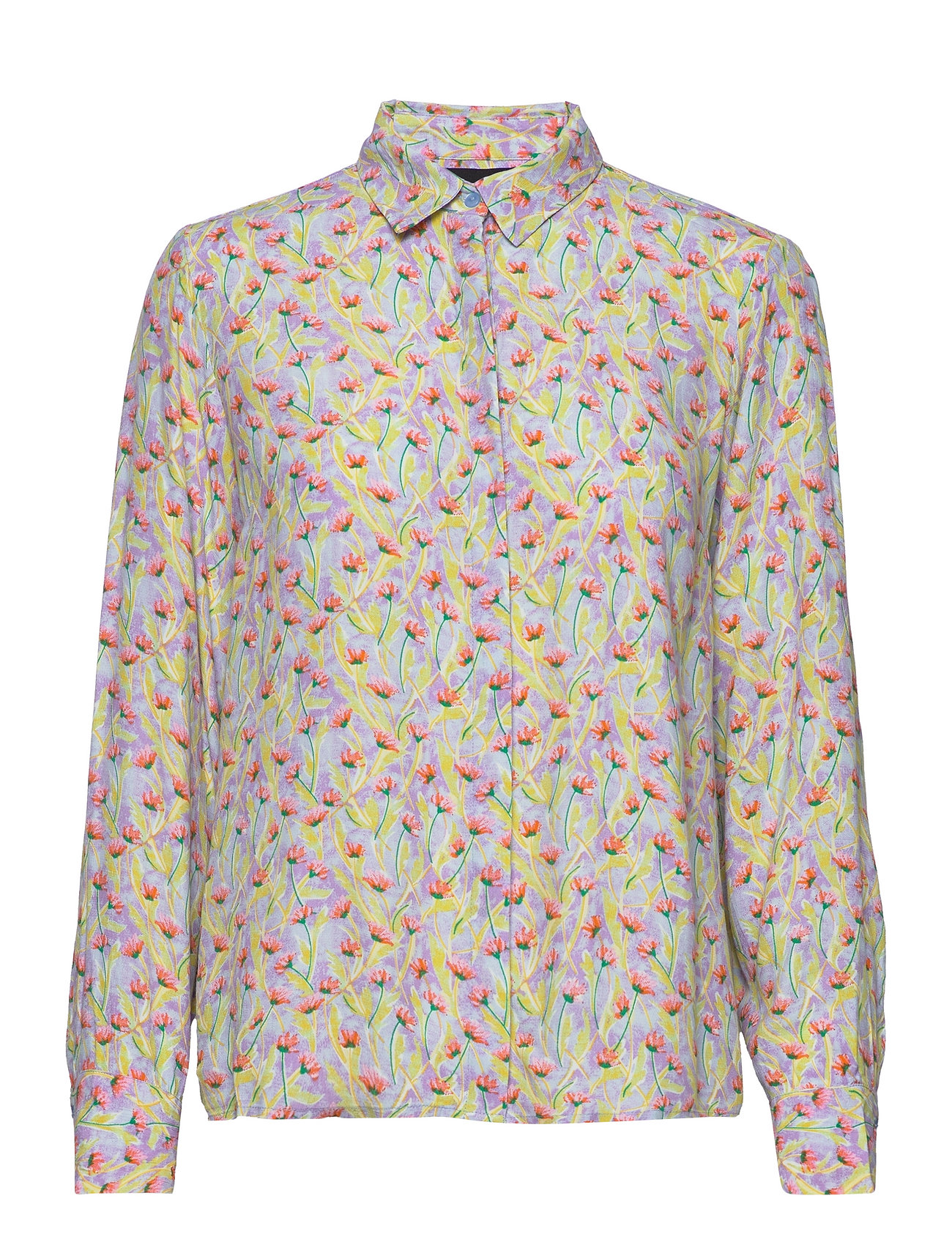 Pcmecila Ls Shirt D2D Bc Patterned Pieces 107374