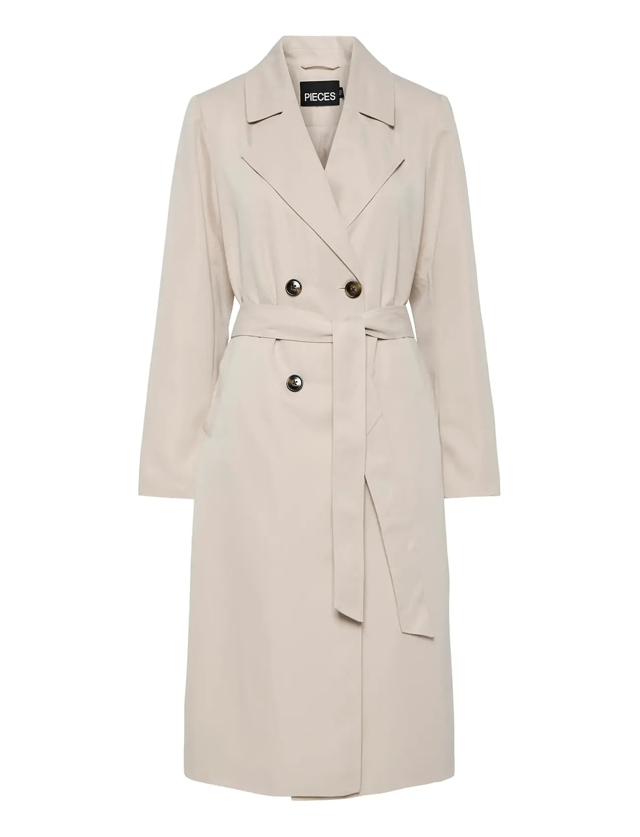 PIECES Pcscarlett Ls Trenchcoat Noos Bc Beige - XS - Damen
