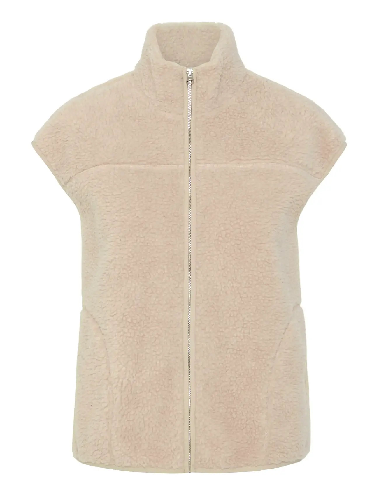 PIECES Pcsadia Teddy Vest Noos Bc Beige - XL - Damen