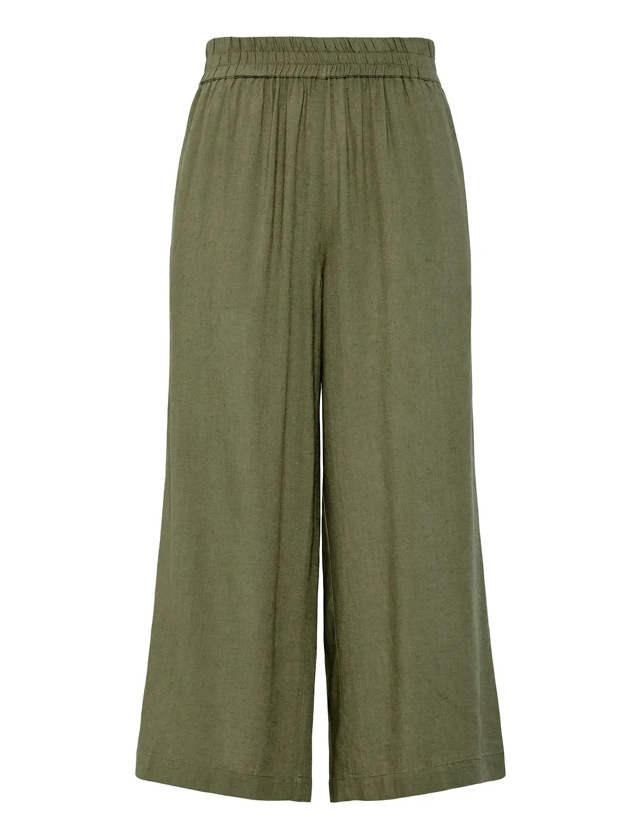 PIECES Pcpia Hw Wide Culotte Wvn Noos Grün - L - Damen