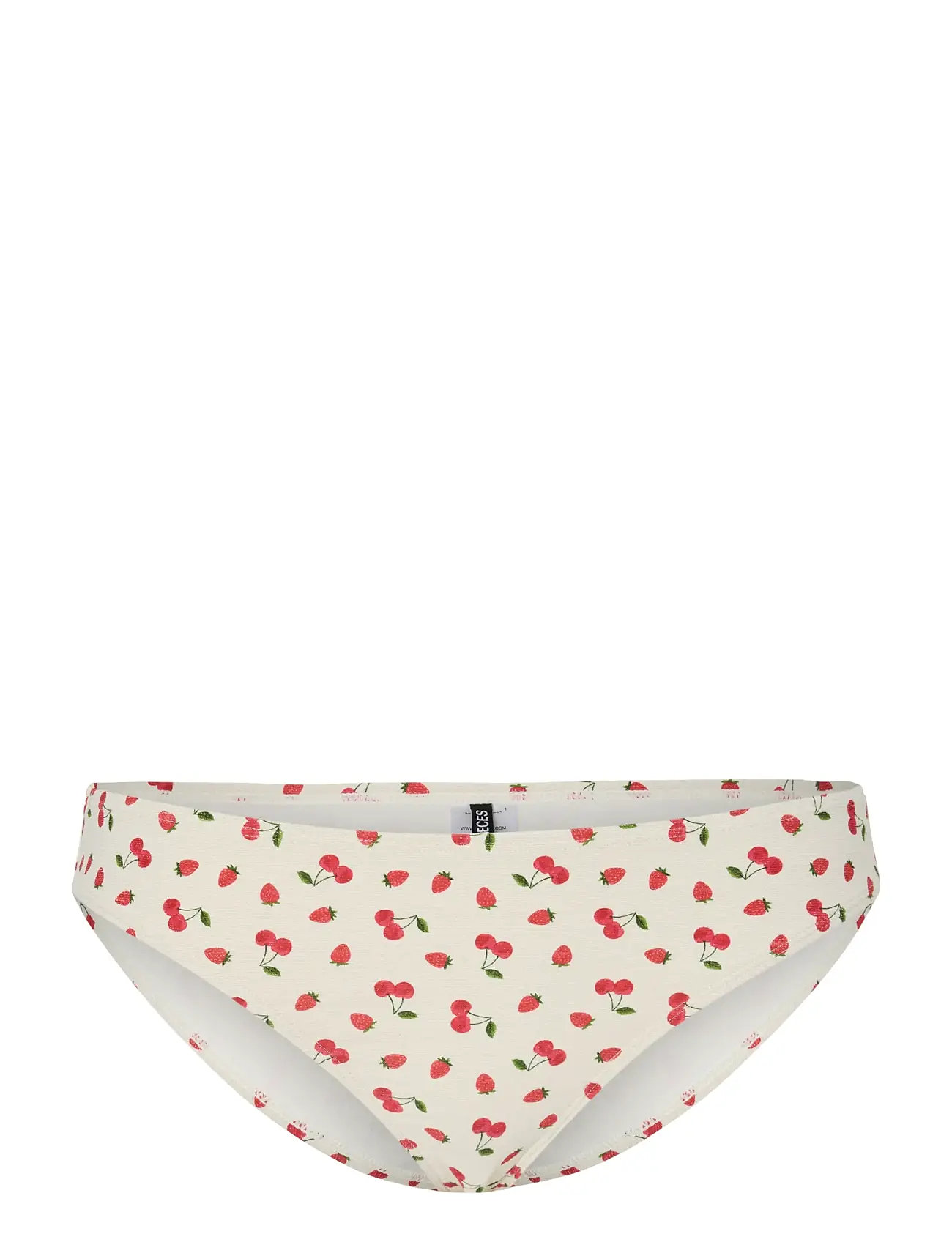 PIECES Pclaomi Lurex Bikini Brief Cream - XS - Damen