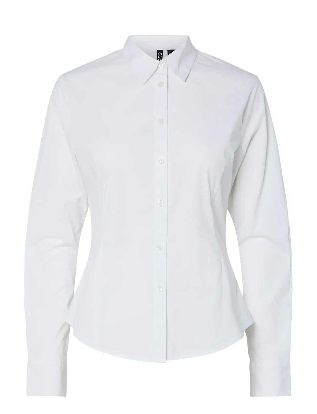 PIECES Pcsussi Ls Shirt Wvn Noos Weiß - XL - Damen