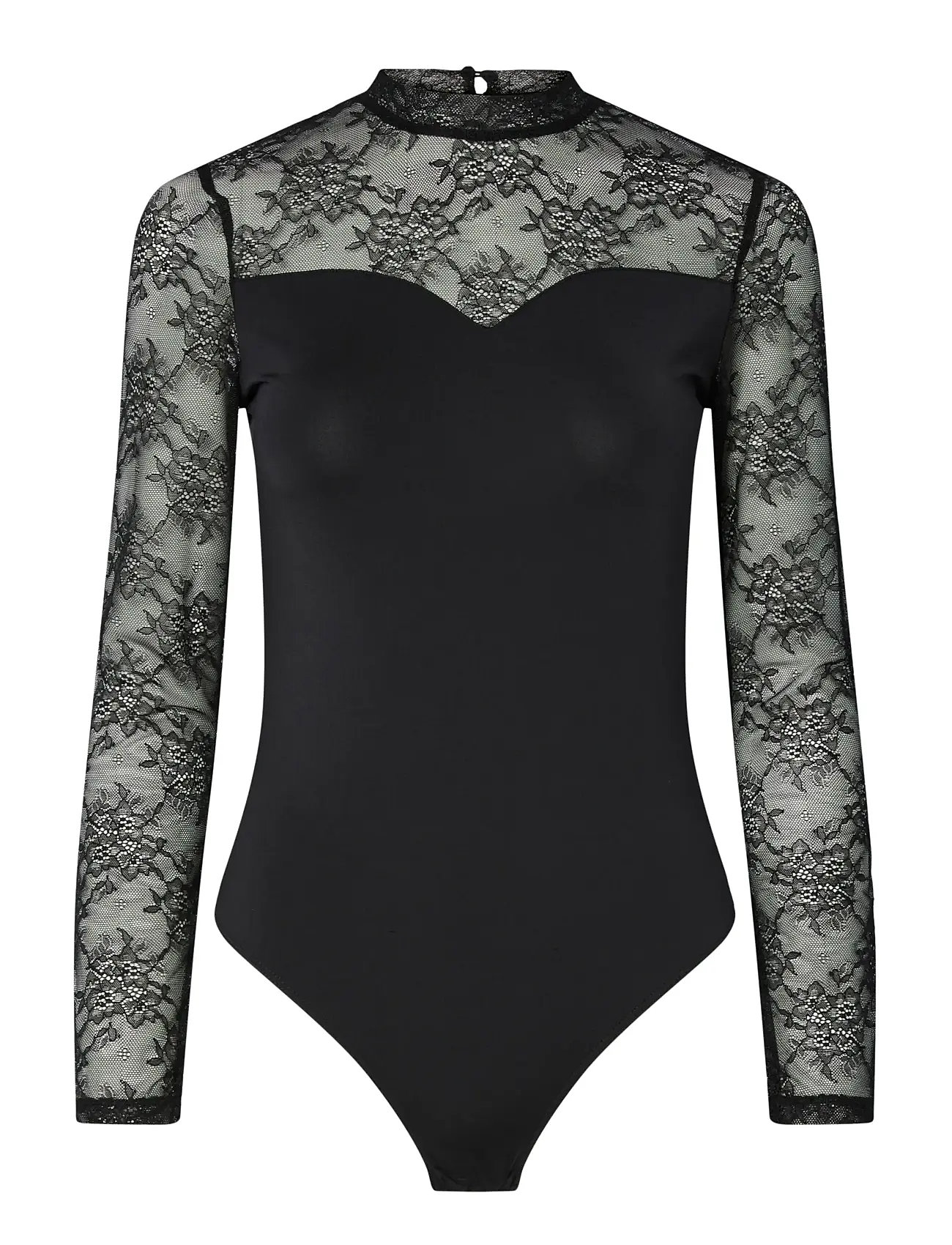 PIECES Pcmilly Ls Strickjacke Bodystocking Noos Schwarz - M - Damen