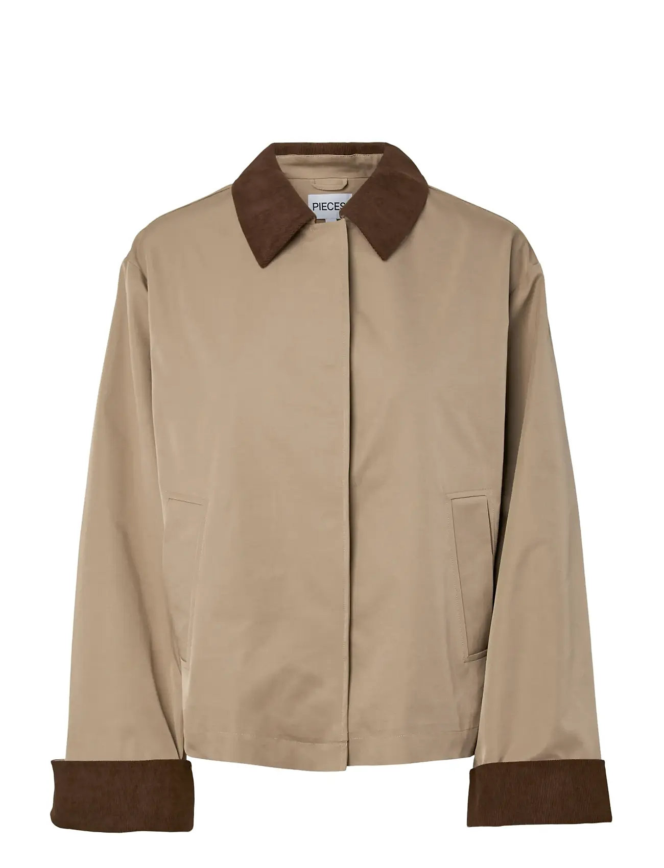 PIECES Pcjorma Kurz Hell Jacke Noos Bc Beige - XL - Damen