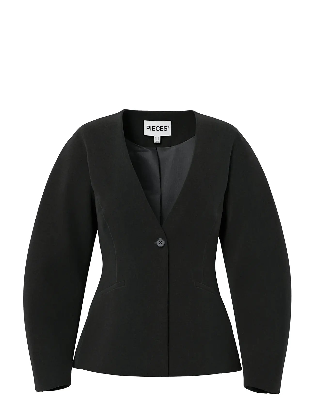 PIECES Pckamil Ls Fitted Blazer Noos Bc Schwarz - M - Damen