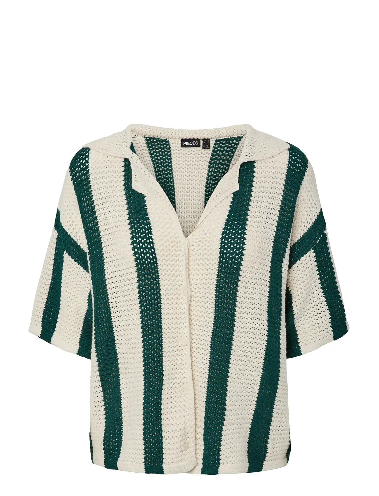 PIECES Pckenzie Ss Shirt Bc Patterned - S - Damen