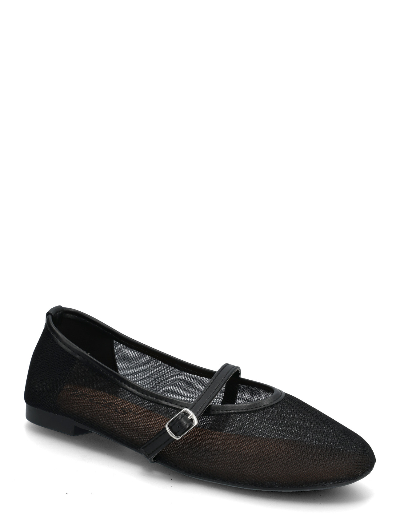 Pieces Pcsteph Mary Jane Mesh Ballerina Hg, 41, Black, Sko > Ballerinaer, Dame
