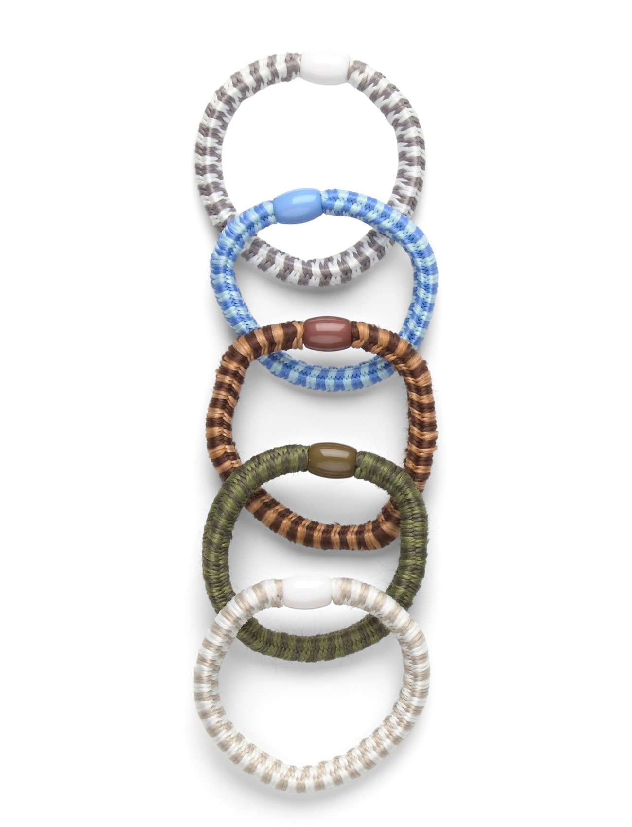 PIECES Pcbelania Hair Elastic 5-Pack Braun - One Size - Damen