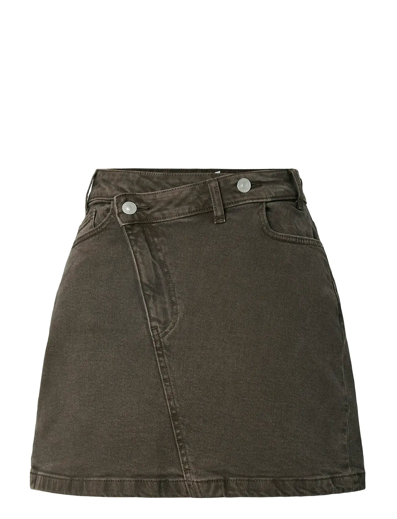 PIECES Pcselma Mw Denim Rock D2D Fsy Braun - XL - Damen