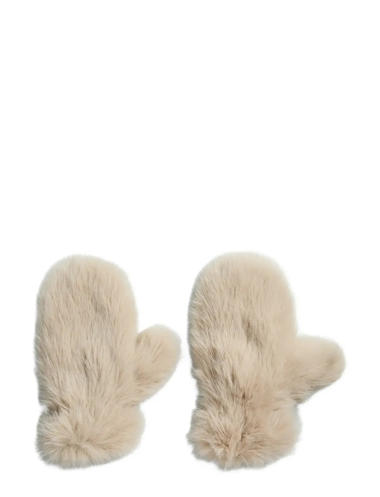 PIECES Pcplush Fluffy Handschuhe Beige - One Size - Damen