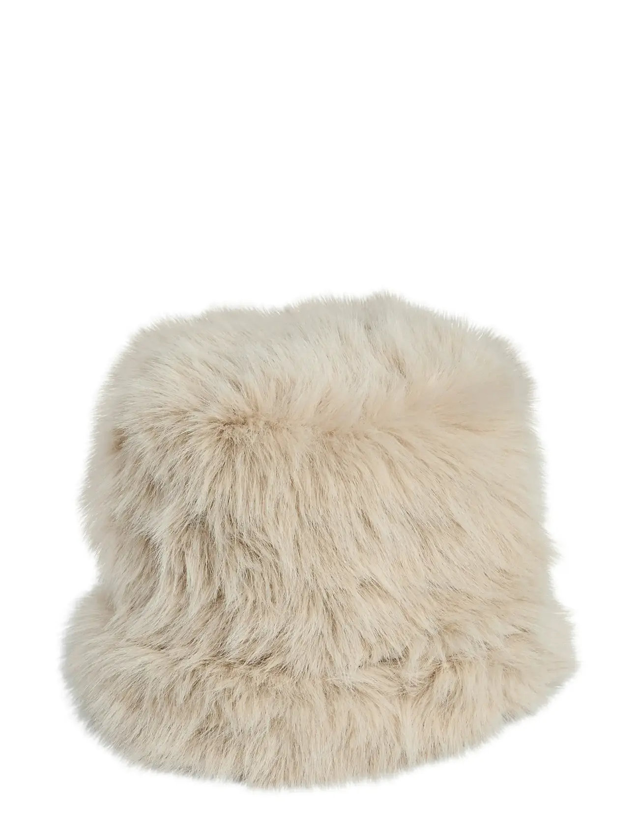 PIECES Pcplush Fluffy Hat Beige - One Size - Damen