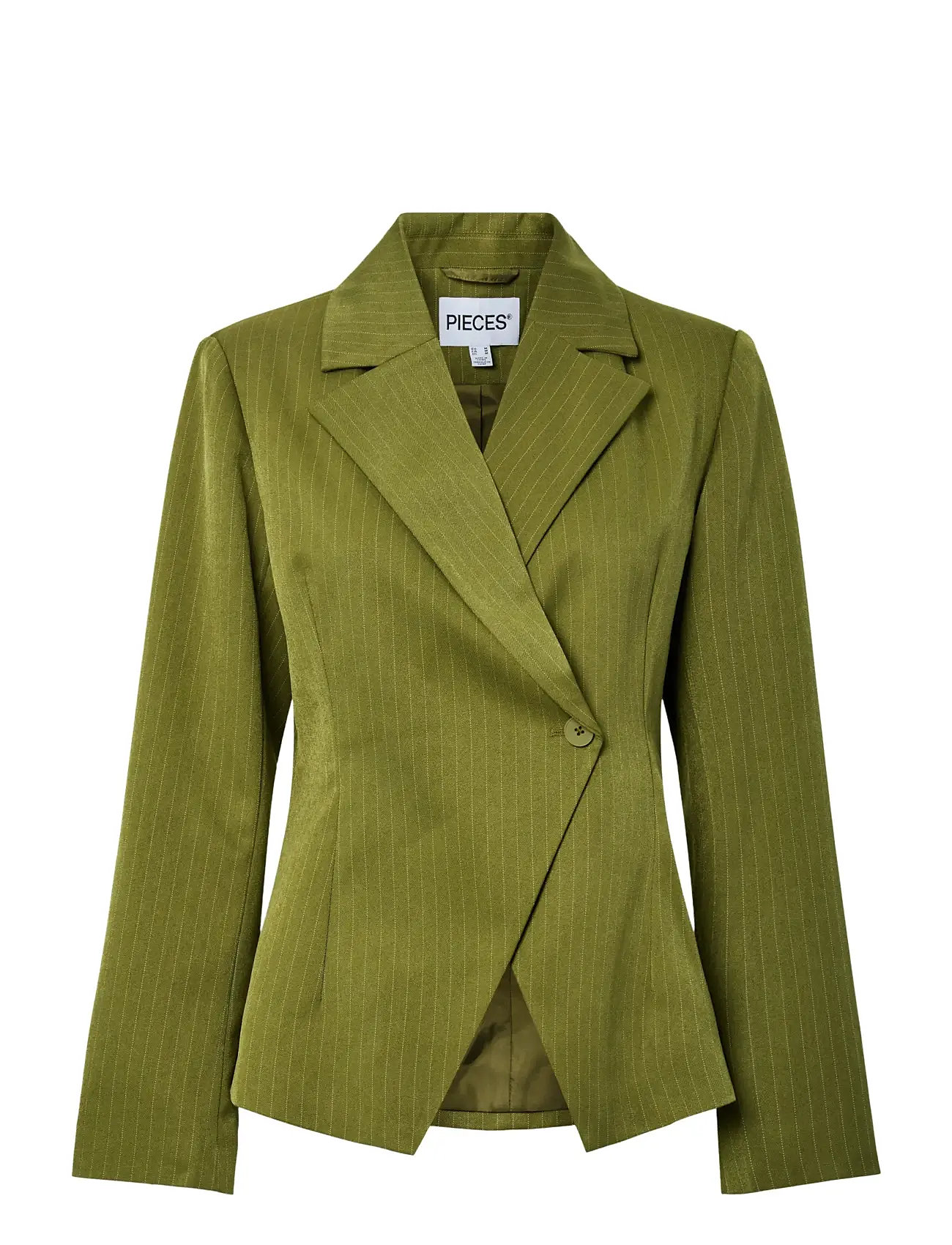 PIECES Pcfalka Ls Fittet Pinstriped Blazer D2D Grün - XS - Damen