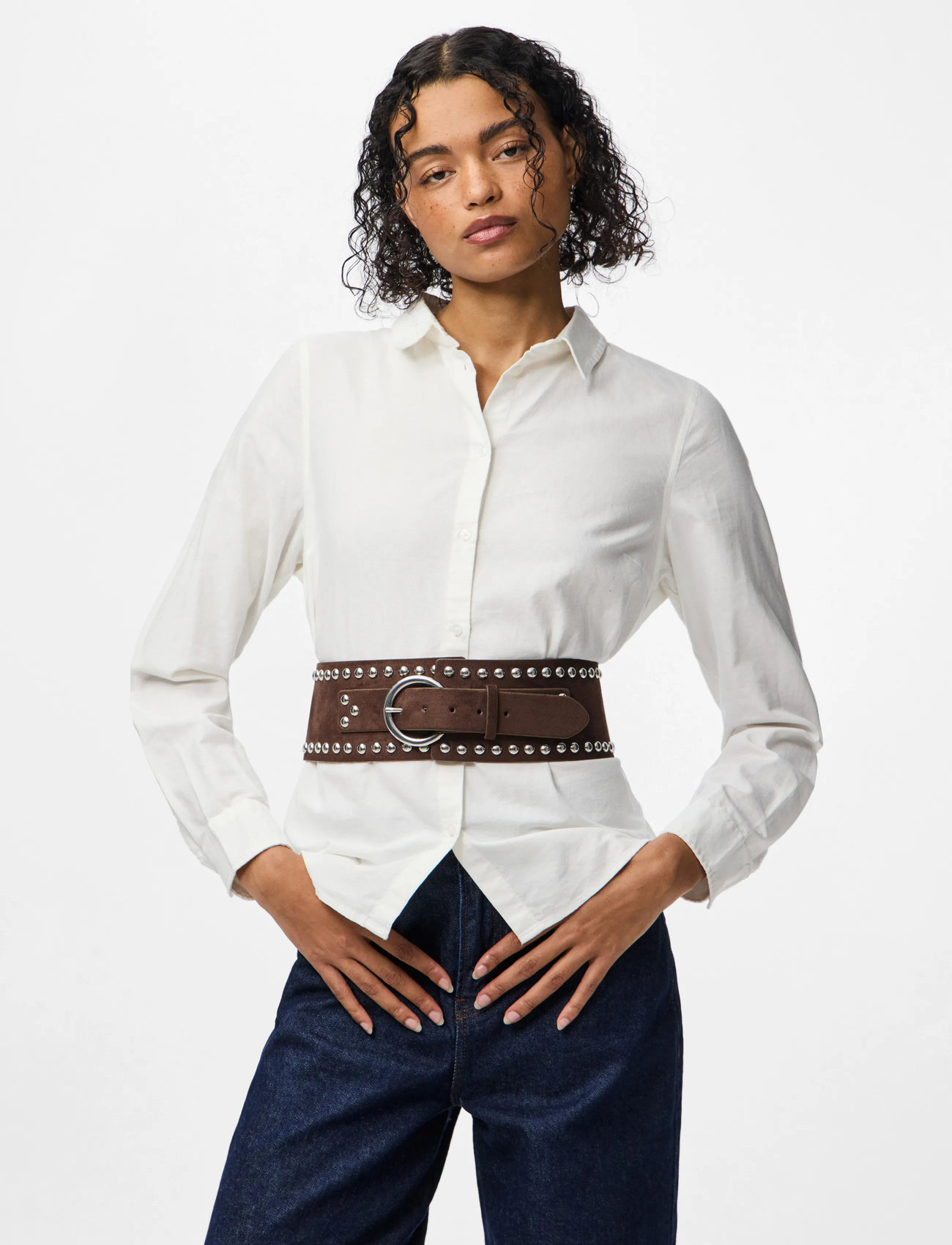 Pieces Pcolina Belt D2D Fsy, 85, Brown, Belts > Casual Belt, Dame