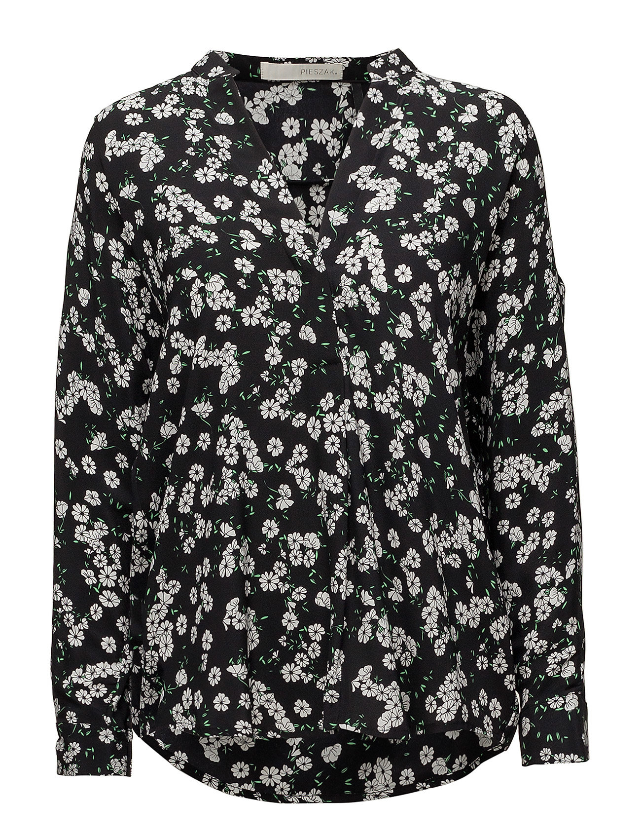 Amilie Wing Shirt Blouse Lange Mouwen Zwart Pieszak pieszak kopen in de aanbieding