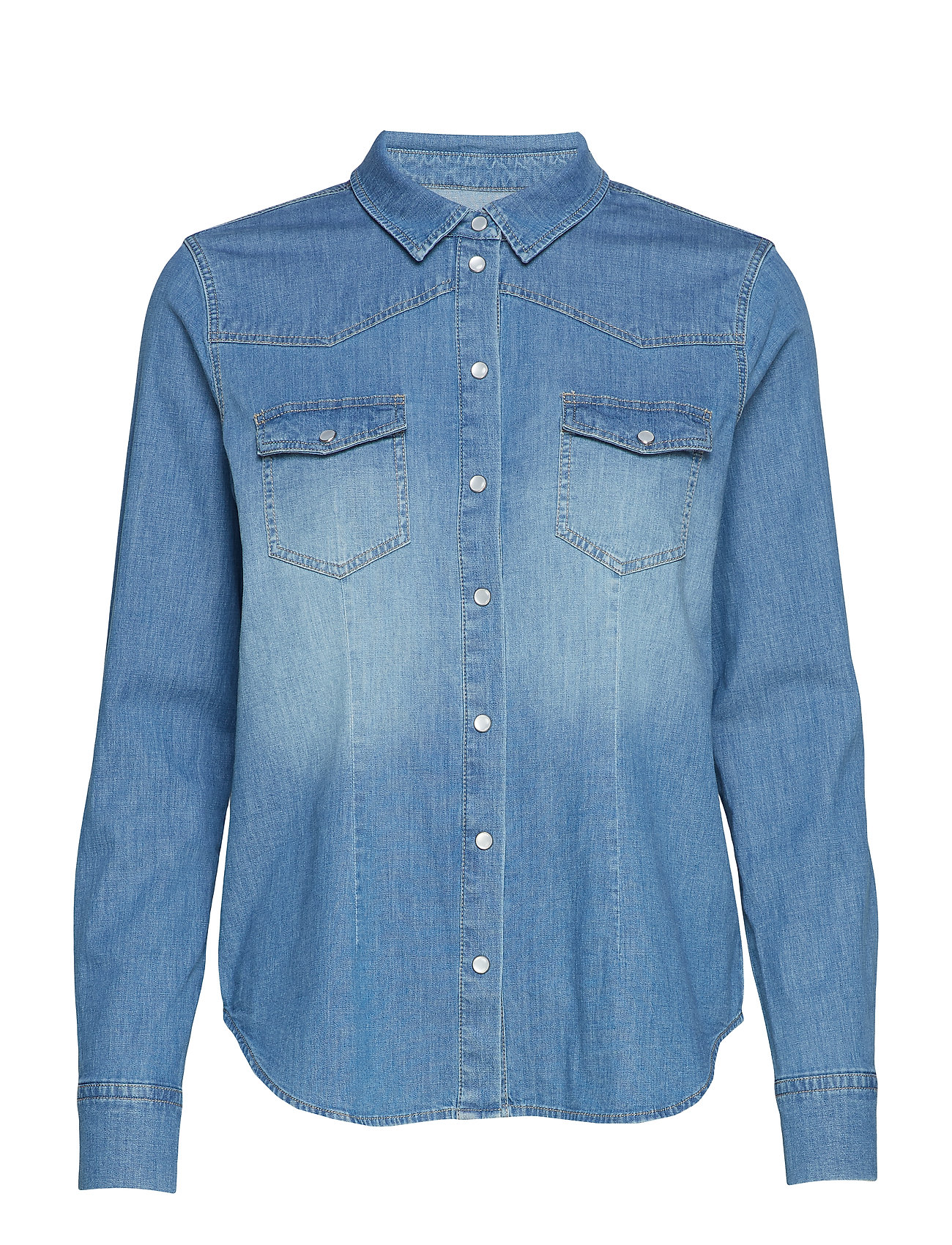 Stacy Shirt Overhemd Met Lange Mouwen Blauw Pieszak pieszak kopen in de aanbieding