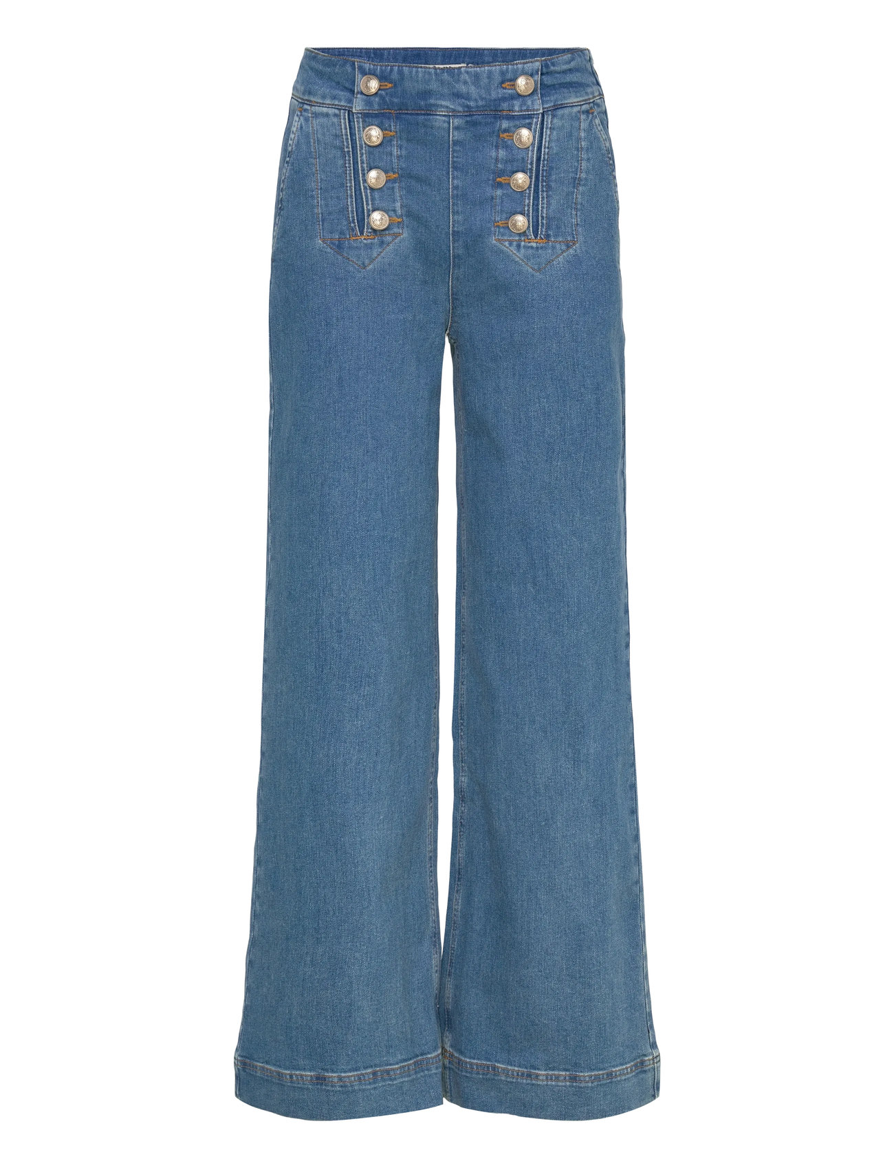 PIESZAK Pd-Asta Sailor Jeans Wash Azure Blu Blau - 28x32 - Damen