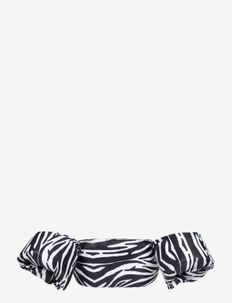 Piikaboo Swim Vest Zebra - vattenleksaker - black & white