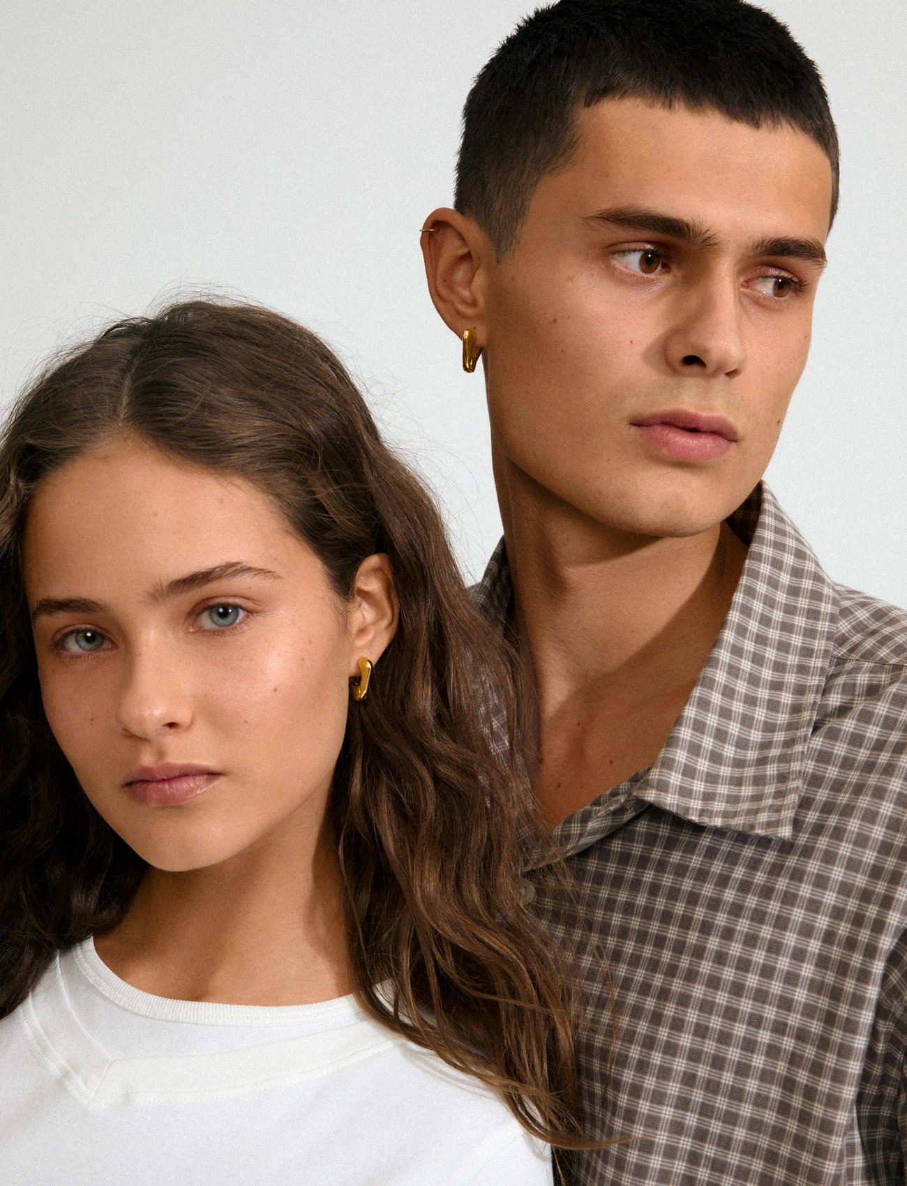 Pilgrim Free Earrings Gold-Plated, One Size, Gold, Øreringe > Creoler, Dame