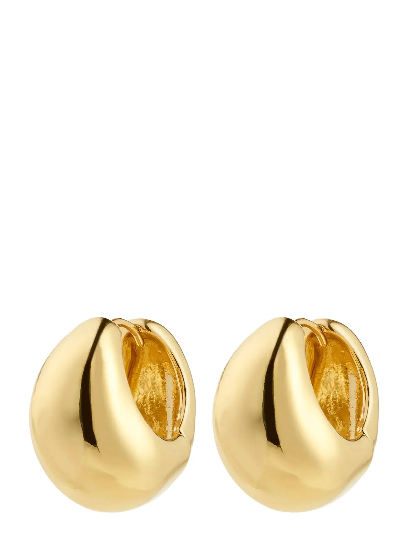 PILGRIM Free Hoops Gold-Plated Gold - One Size - Damen