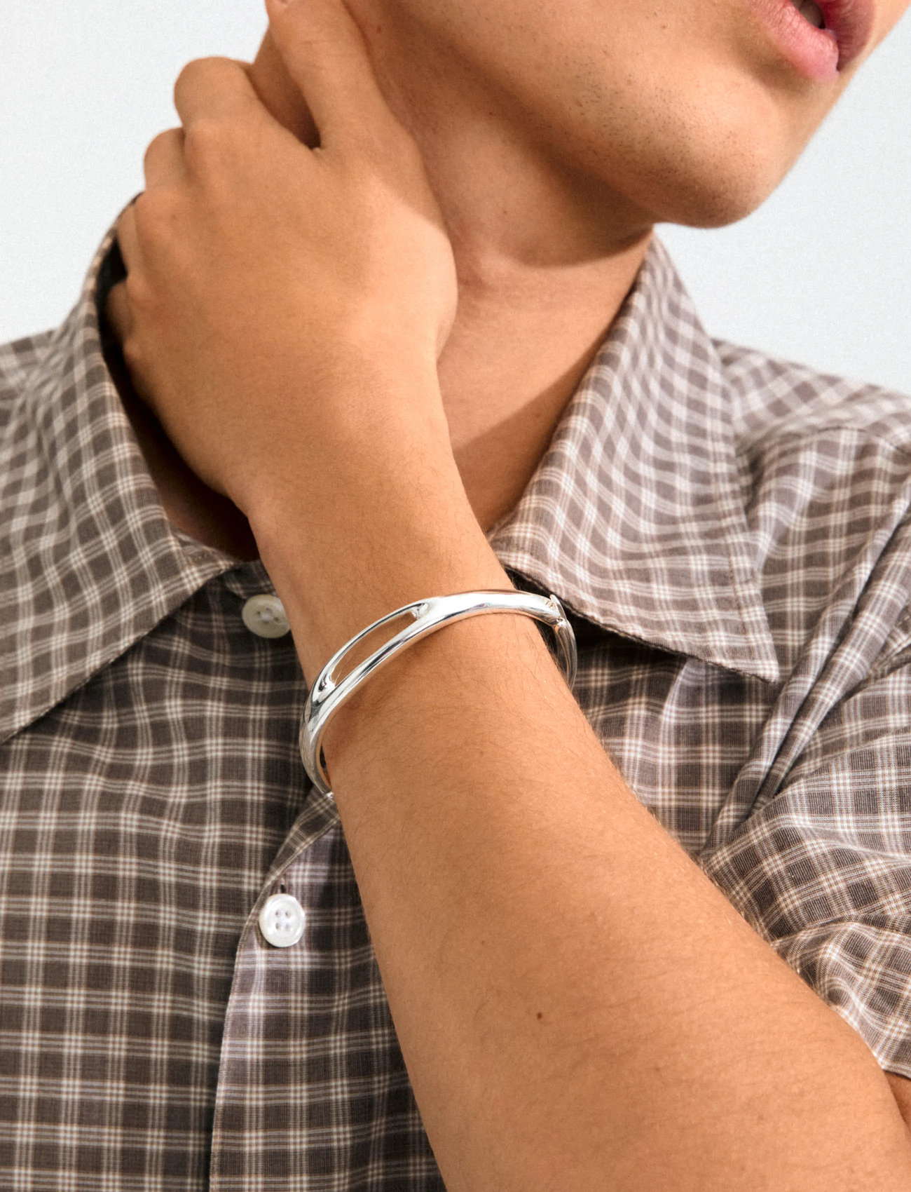 Pilgrim Free Bangle Silver-Plated, One Size, Silver, Armbånd > Armringe, Dame