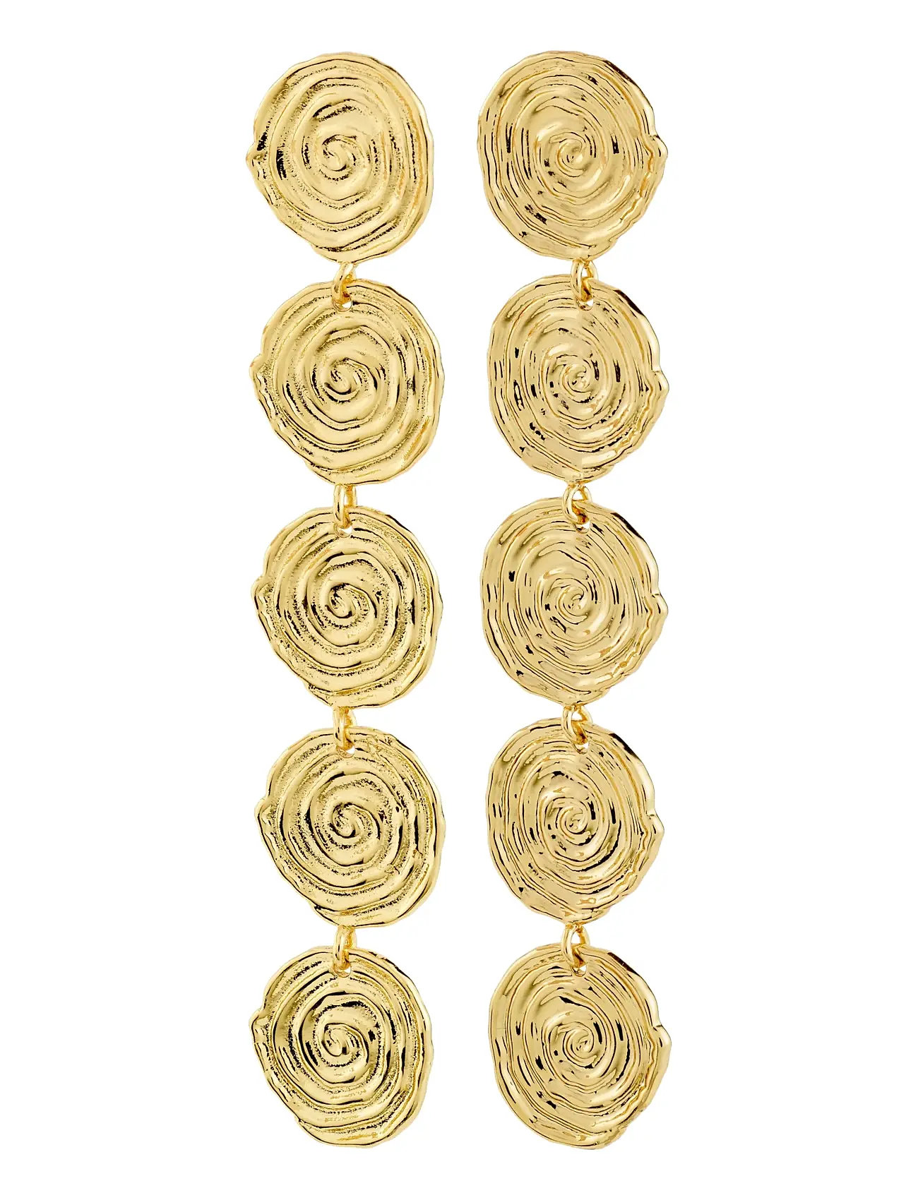 PILGRIM Air Ohrringe Gold-Plated Gold - One Size - Damen