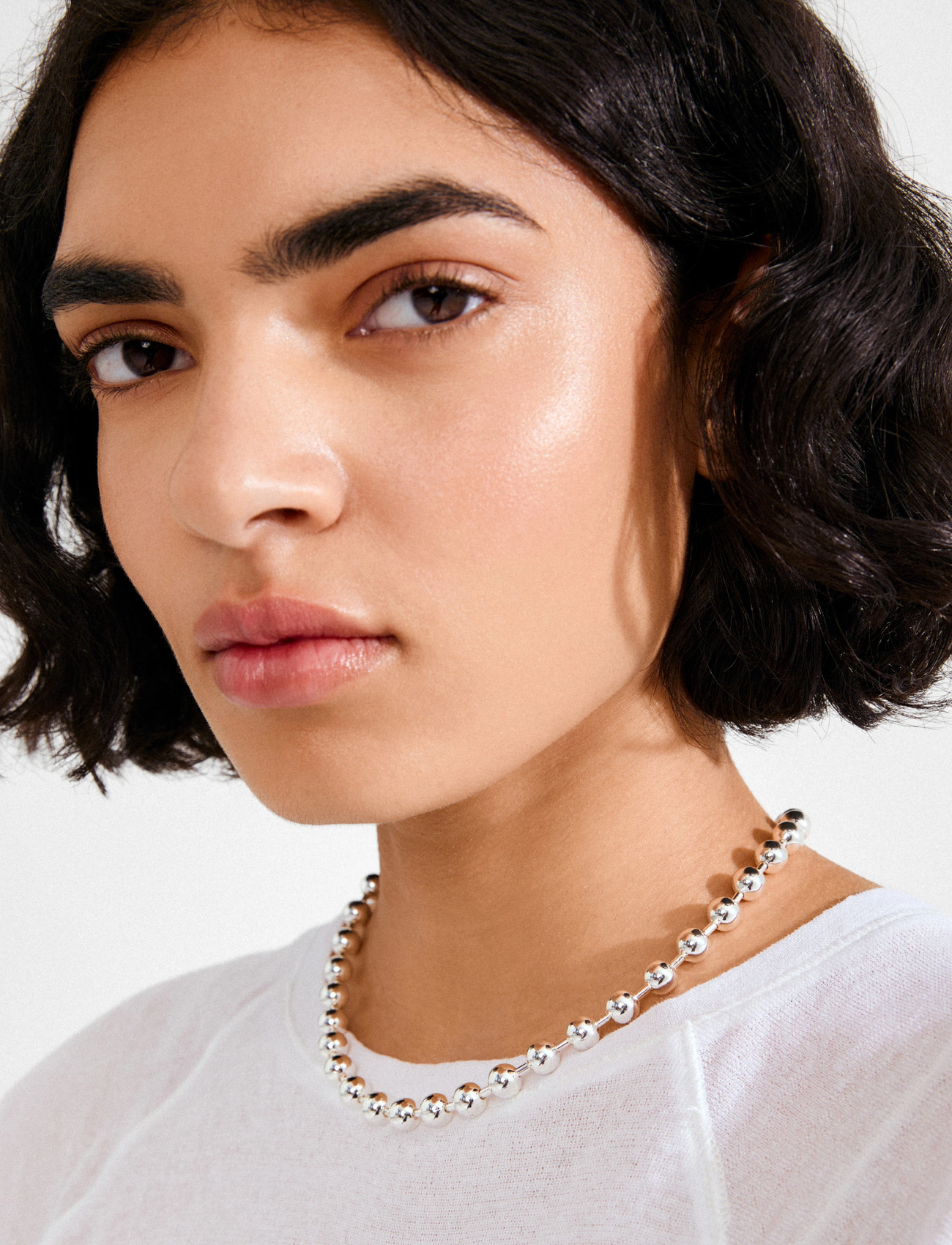 Pilgrim Air Necklace Silver-Plated, One Size, Silver, Halskæder > Statement-Halskæder, Dame