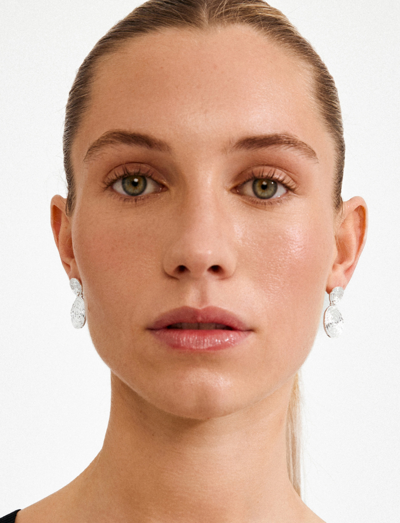 Pilgrim Air Earrings Silver-Plated, One Size, Silver, Øreringe > Øreringe Med Vedhæng, Dame