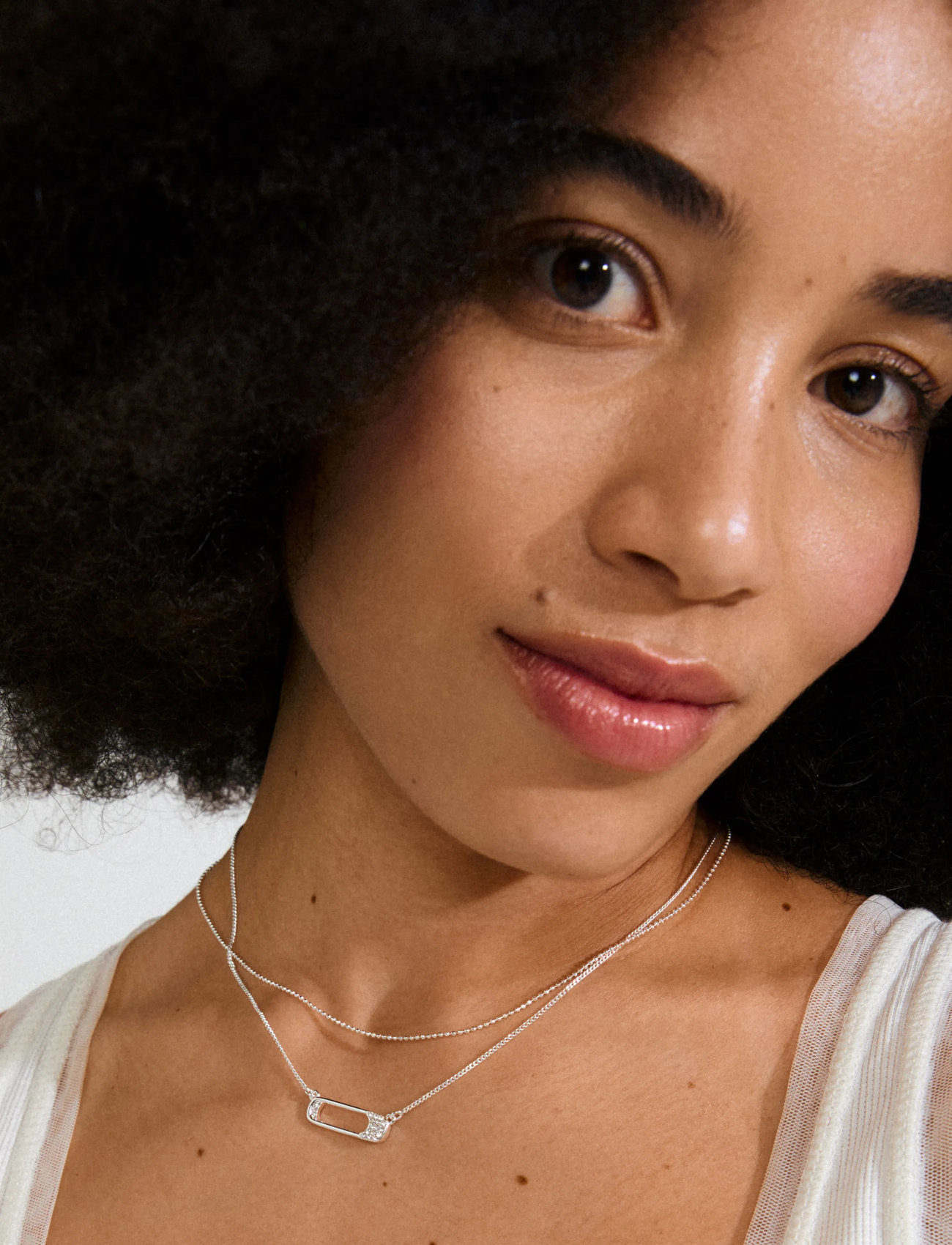 Pilgrim Instant Necklace, 2-In-1 Set, Silver-Plated, One Size, Silver, Halskæder > Kædehalskæder, Dame