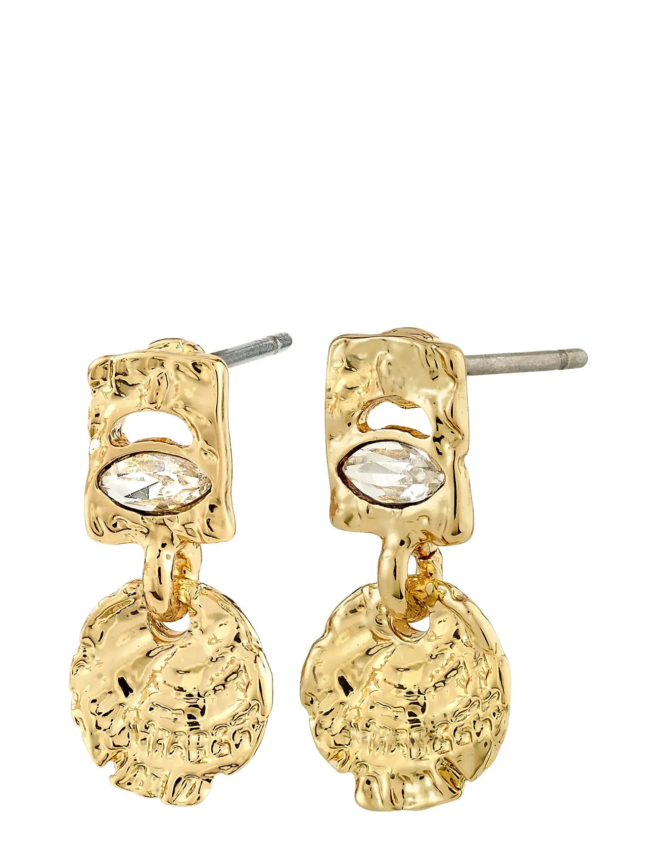 PILGRIM Fire Ohrringe Gold-Plated Gold - One Size - Damen