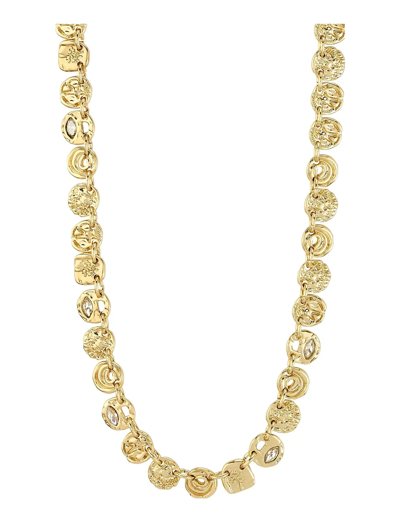 PILGRIM Fire Kette Gold-Plated Gold - One Size - Damen