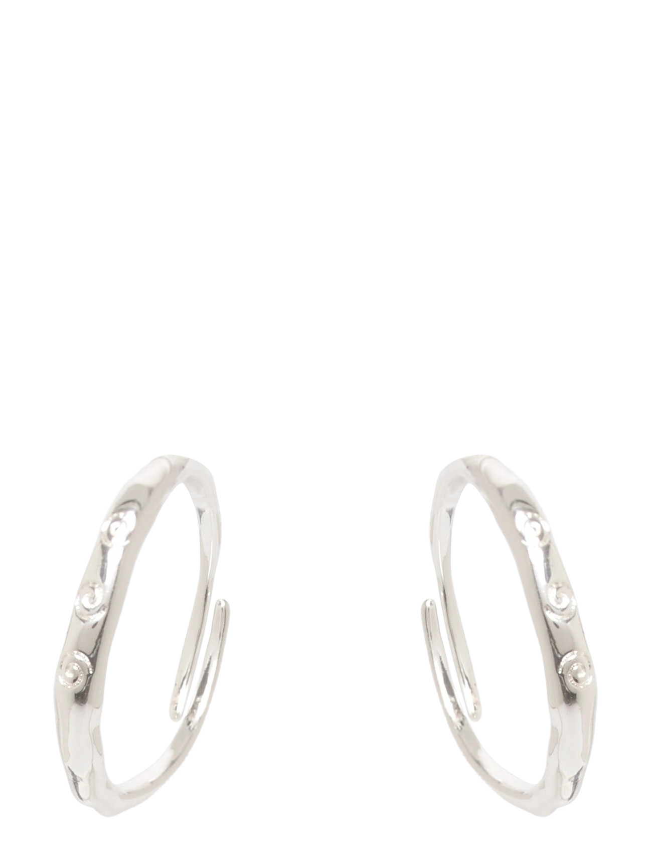 PILGRIM Fire Ring 2-In-1 Set, Silber-Plated Silber - One Size - Damen