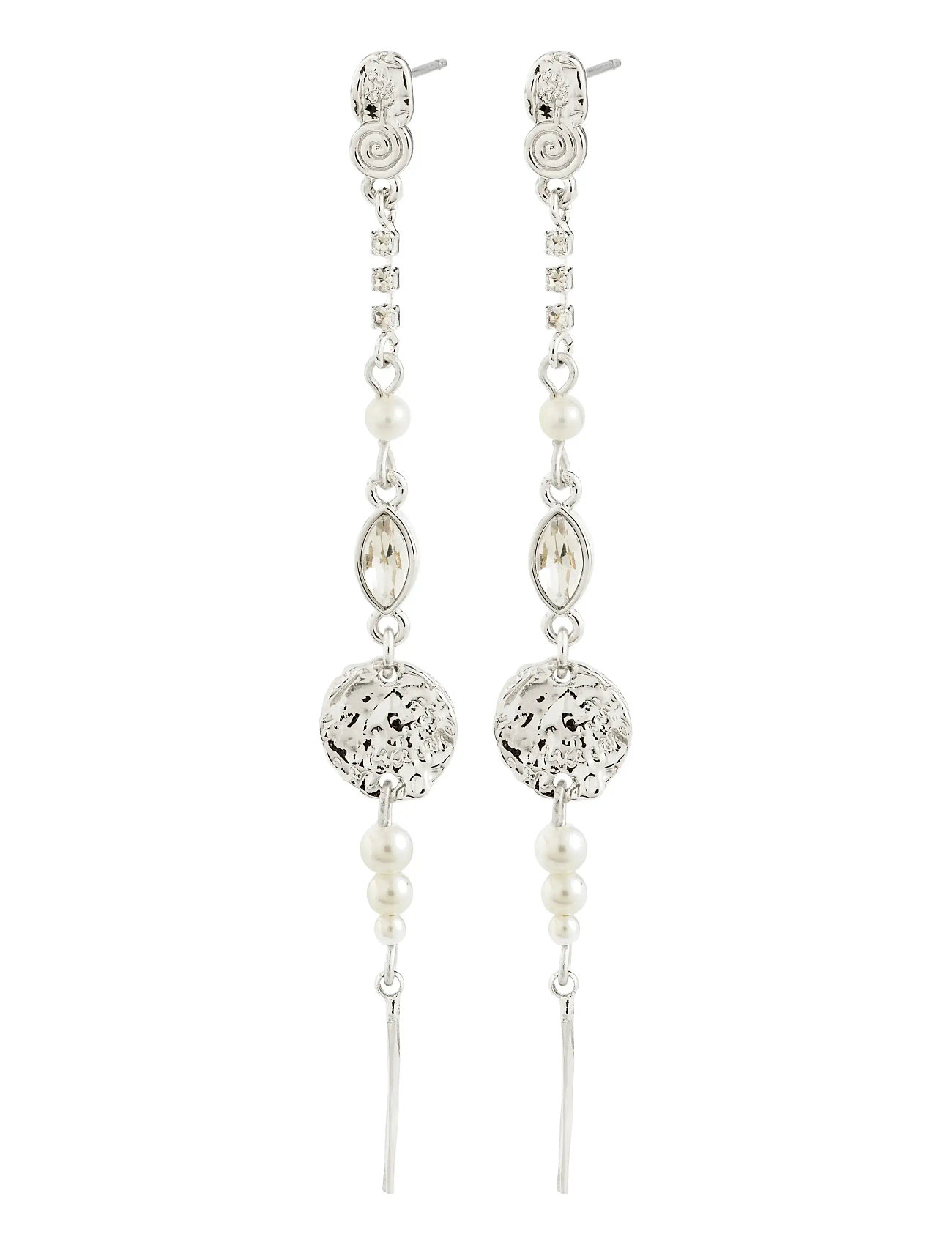 PILGRIM Fire Ohrringe Silber-Plated Silber - One Size - Damen
