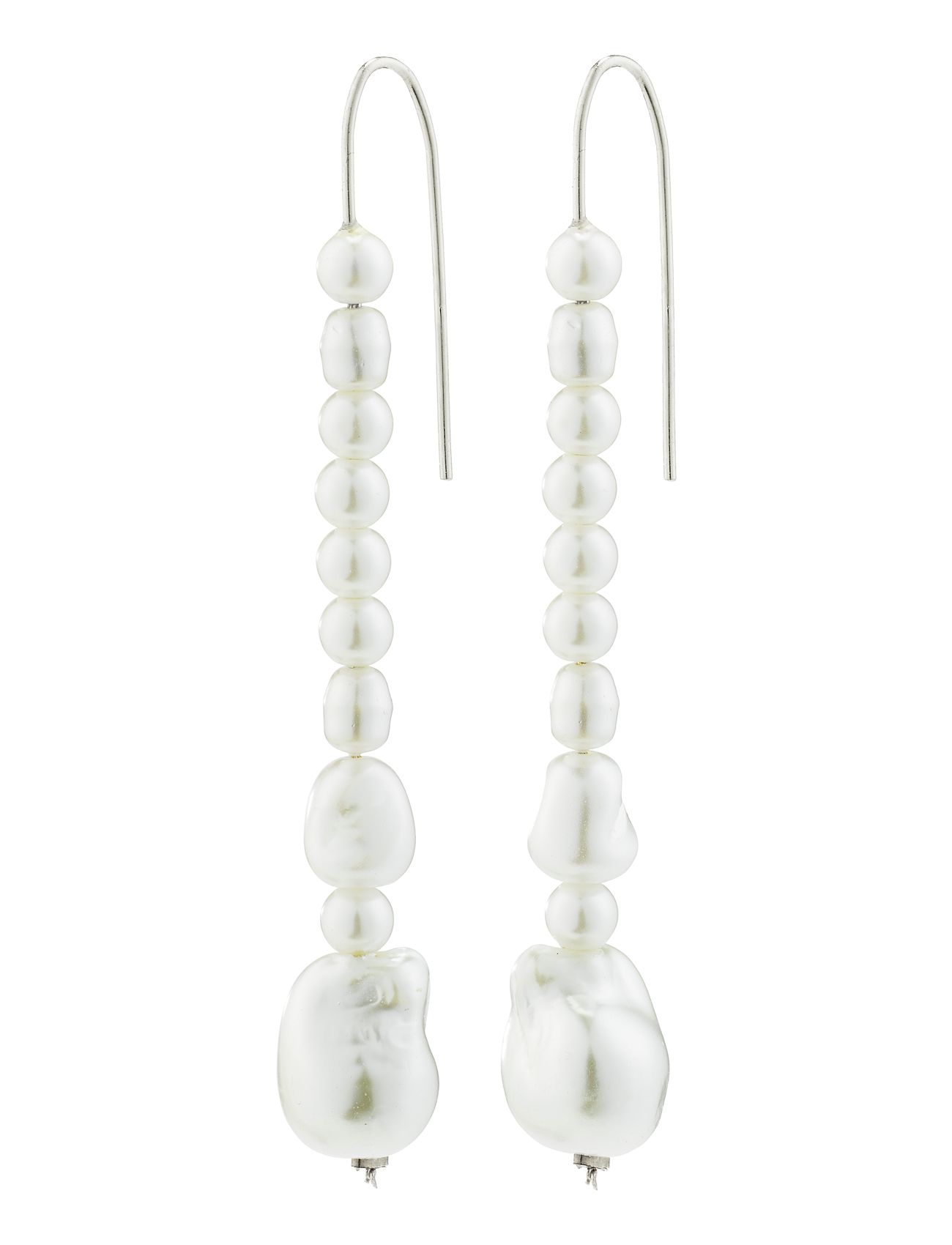 Willpower Pearl Earrings Silver Pilgrim