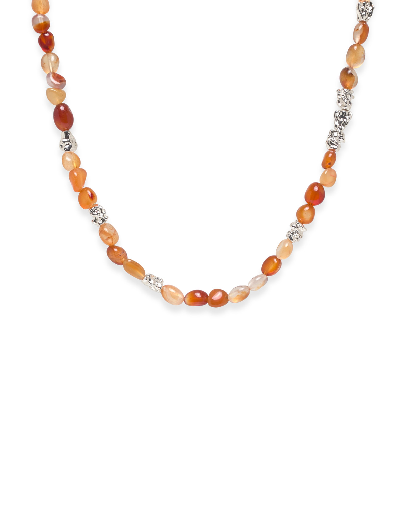 PILGRIM Trust Kette Silber-Plated Orange - One Size - Damen