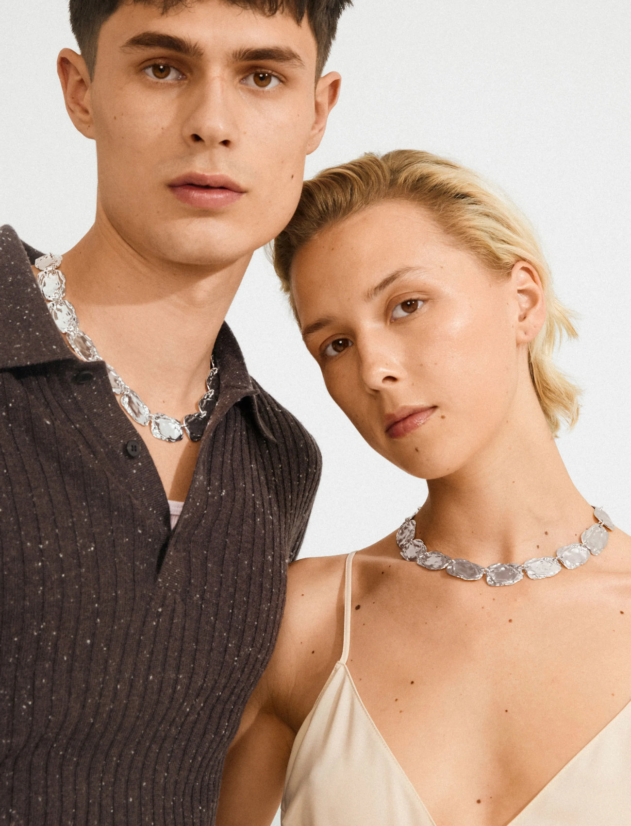 Pilgrim Shift Necklace Silver-Plated, One Size, Silver, Halskæder > Statement-Halskæder, Dame