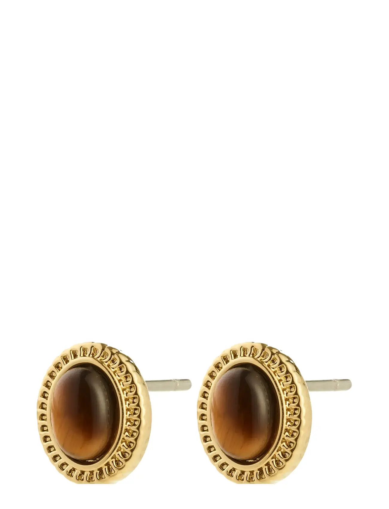 PILGRIM Between Ohrringe Gold-Plated Gold - One Size - Damen