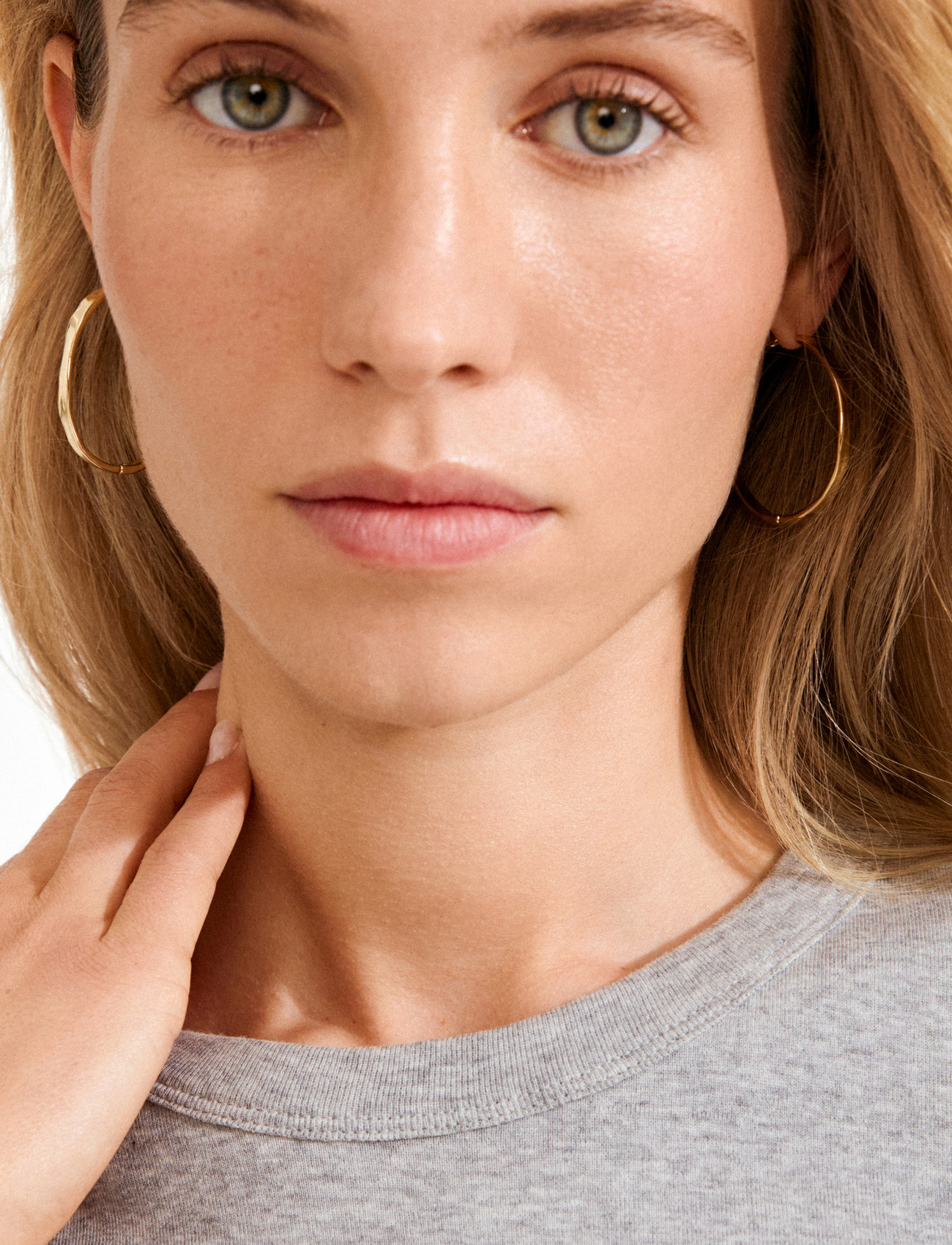 Pilgrim Ember Hoop Earrings Gold-Plated, One Size, Gold, Øreringe > Creoler, Dame