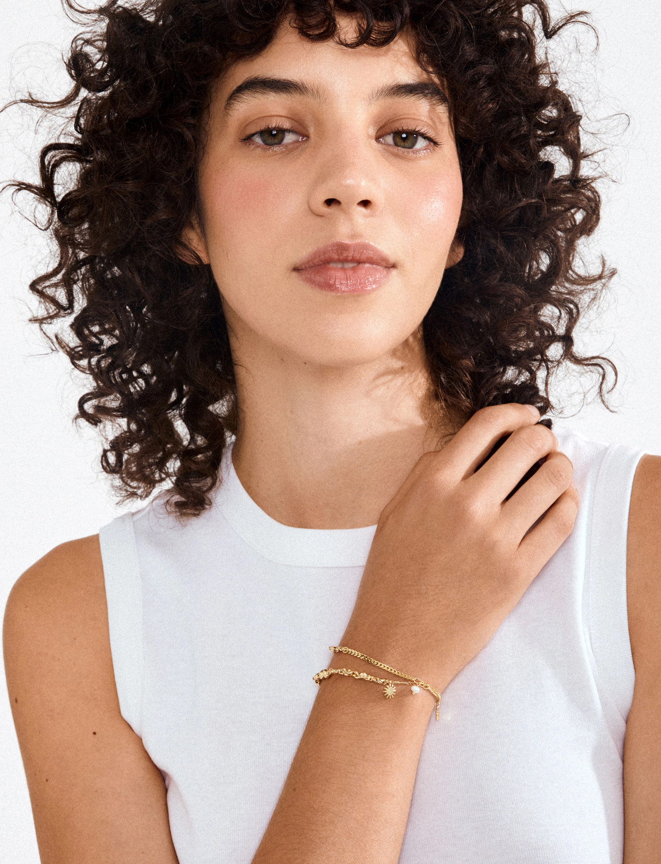 Pilgrim Prism Bracelet Gold-Plated, One Size, Gold, Armbånd > Kædearmbånd, Dame